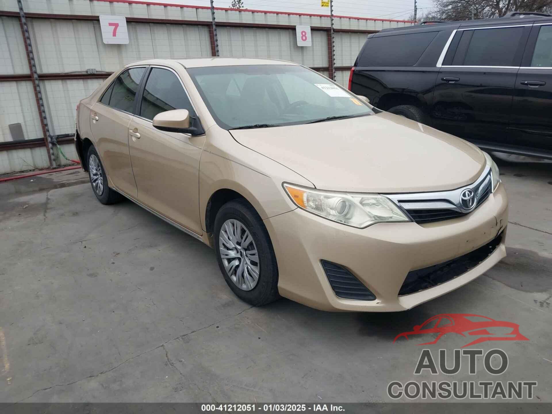 TOYOTA CAMRY 2012 - 4T1BF1FK7CU024097