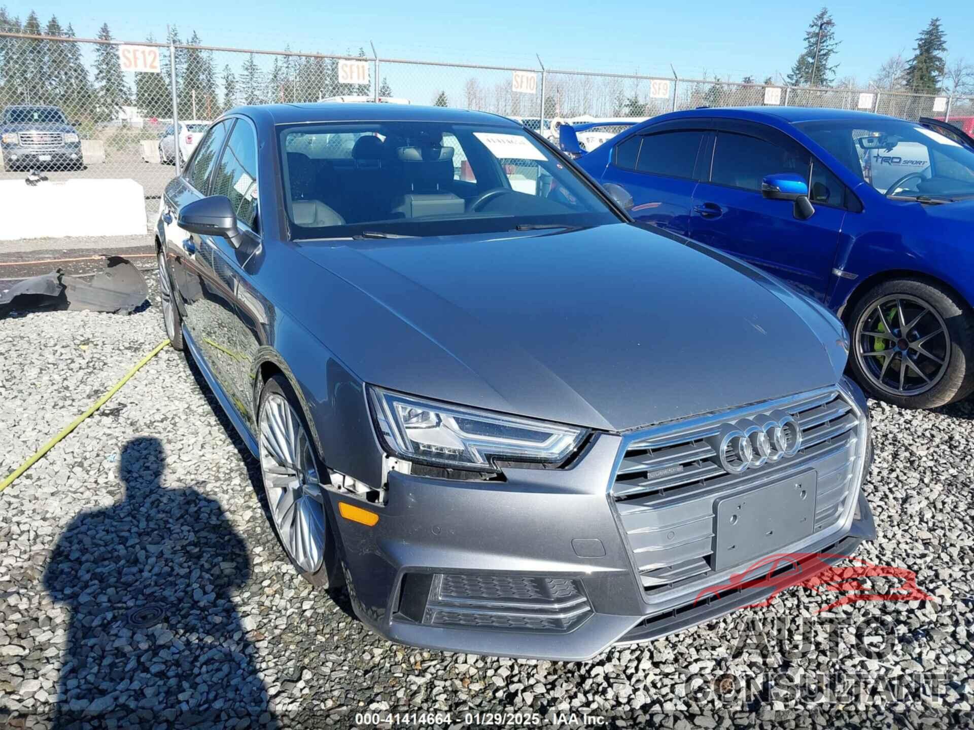 AUDI A4 2017 - WAUENAF48HN033508