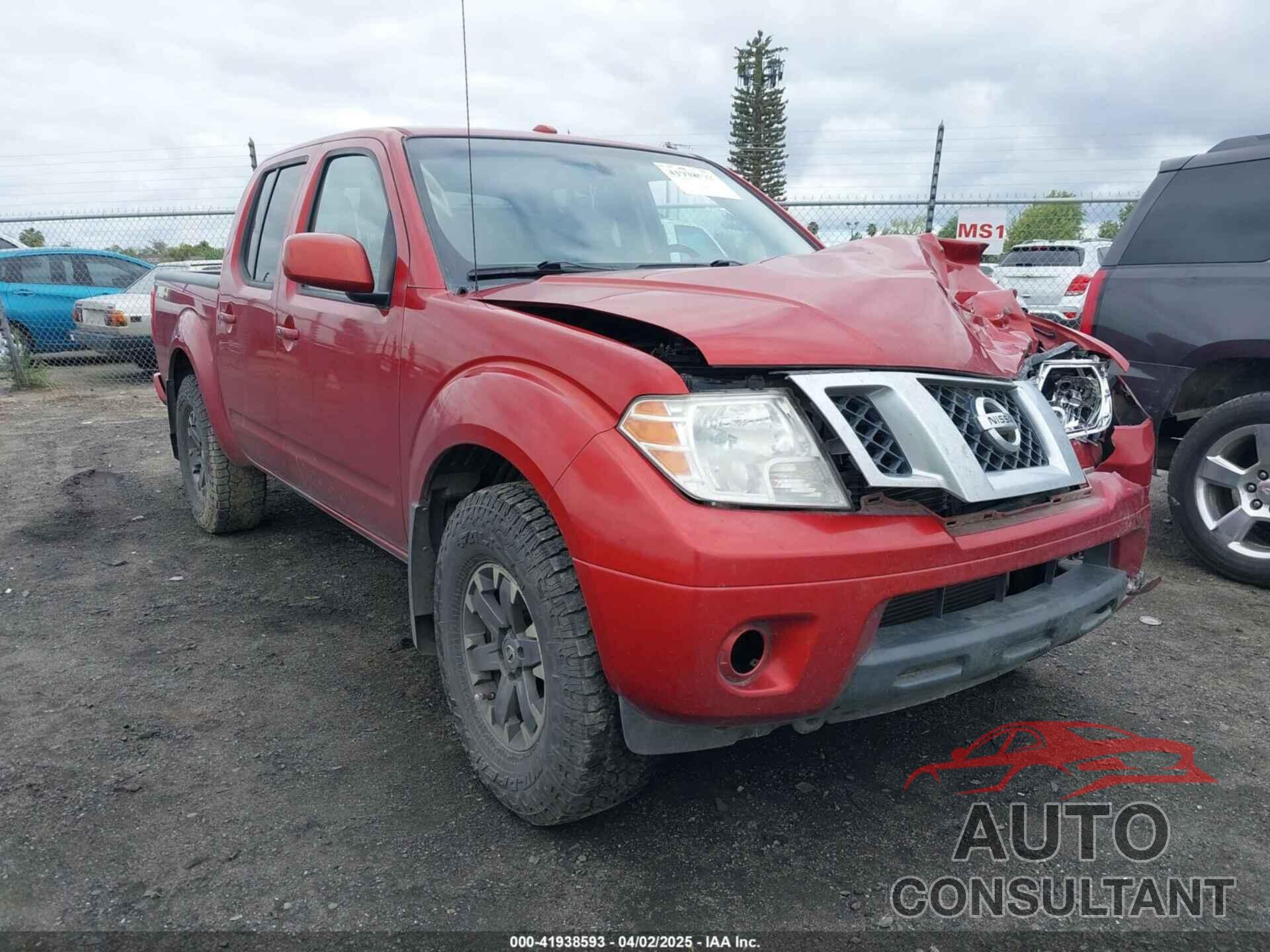 NISSAN FRONTIER 2017 - 1N6AD0EV1HN758681
