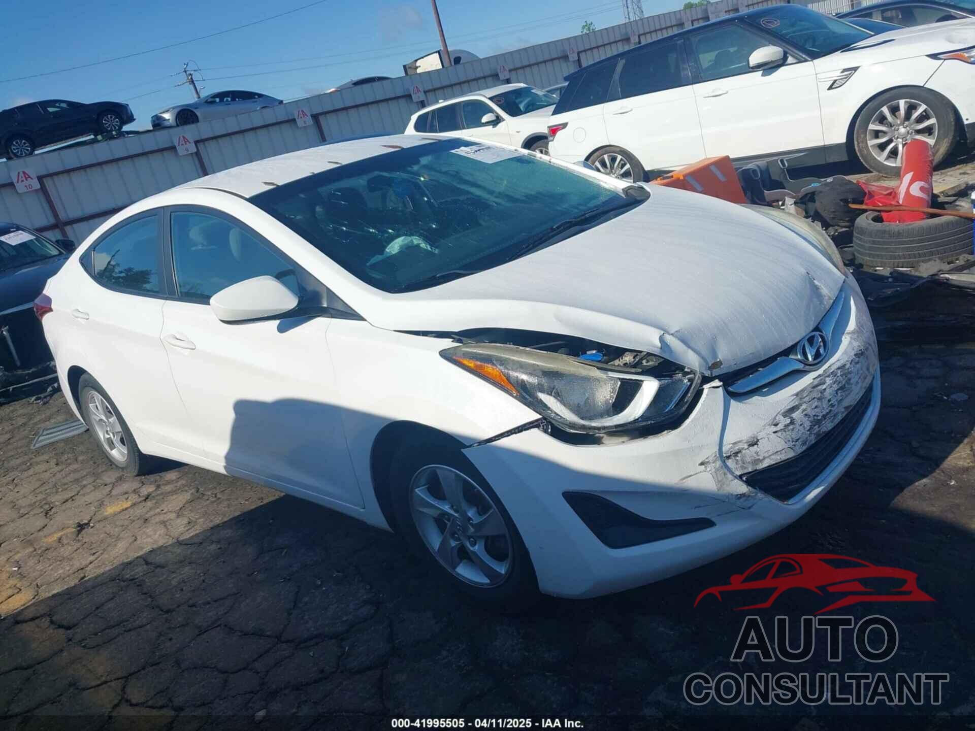 HYUNDAI ELANTRA 2014 - 5NPDH4AE1EH511786