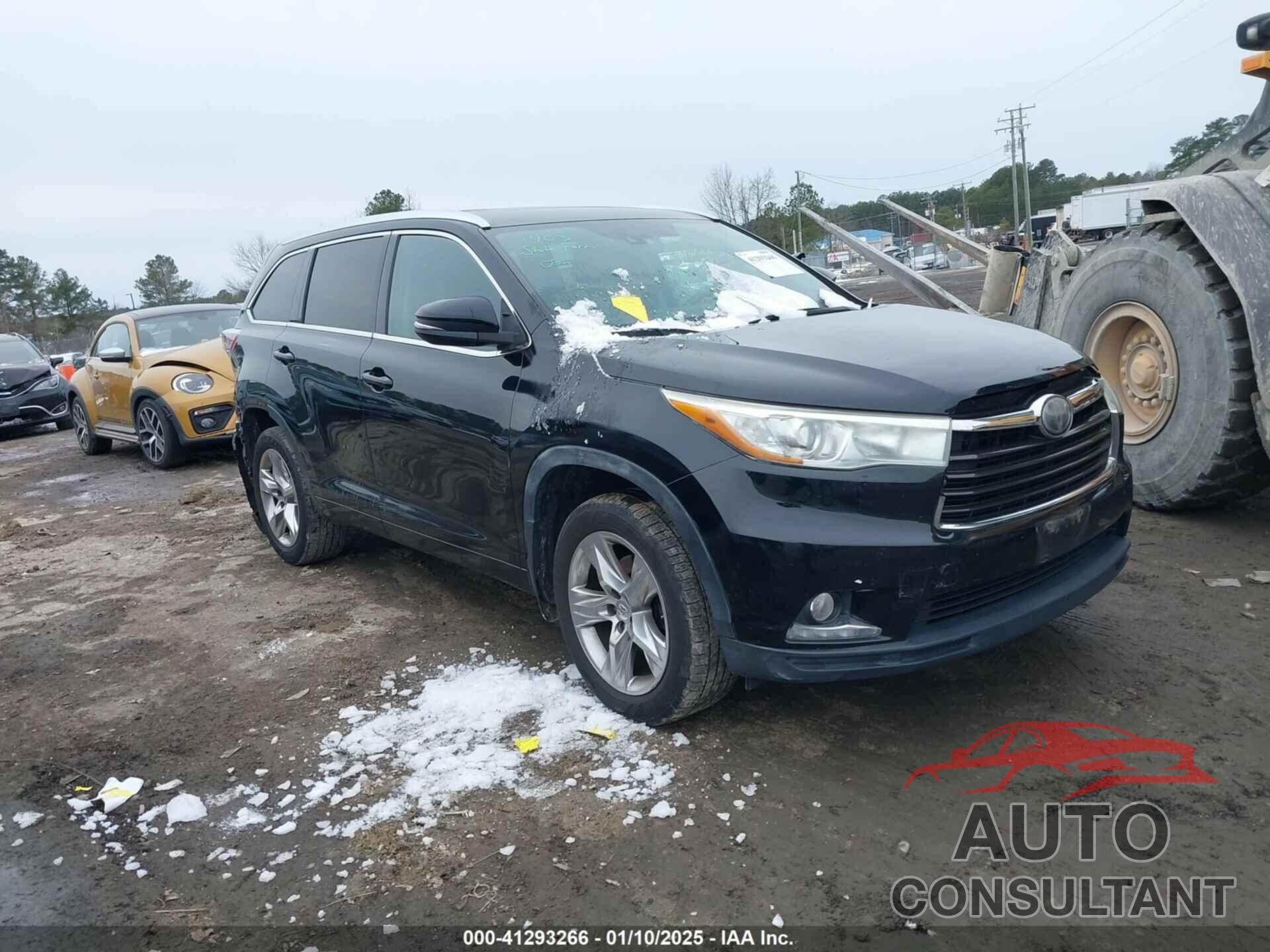 TOYOTA HIGHLANDER 2015 - 5TDDKRFH7FS073174