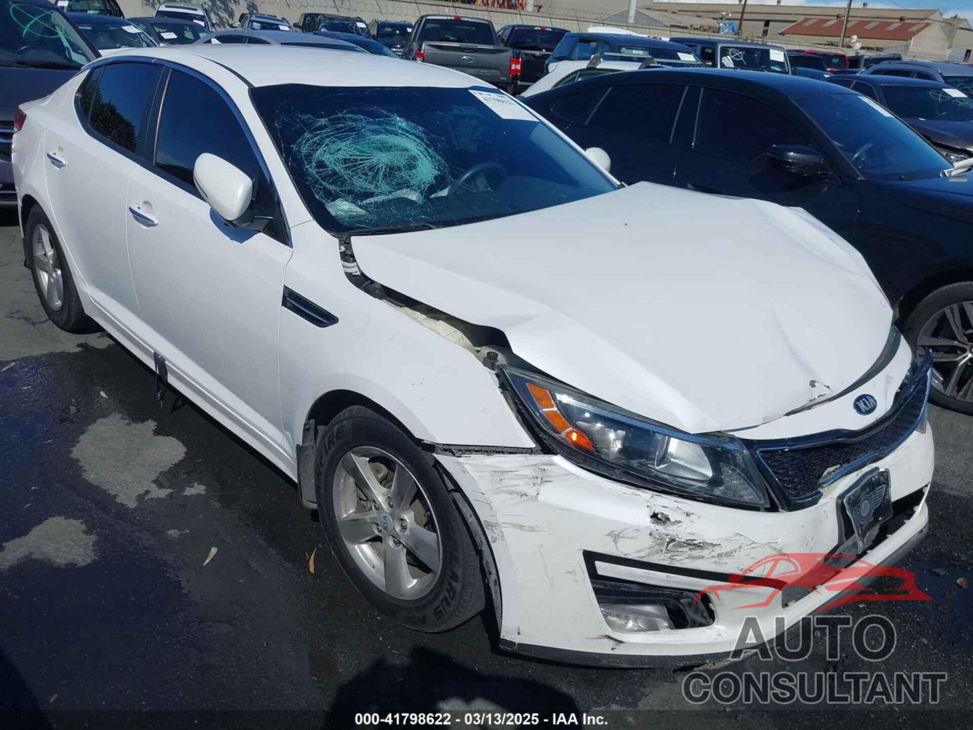 KIA OPTIMA 2015 - KNAGM4A78F5592763