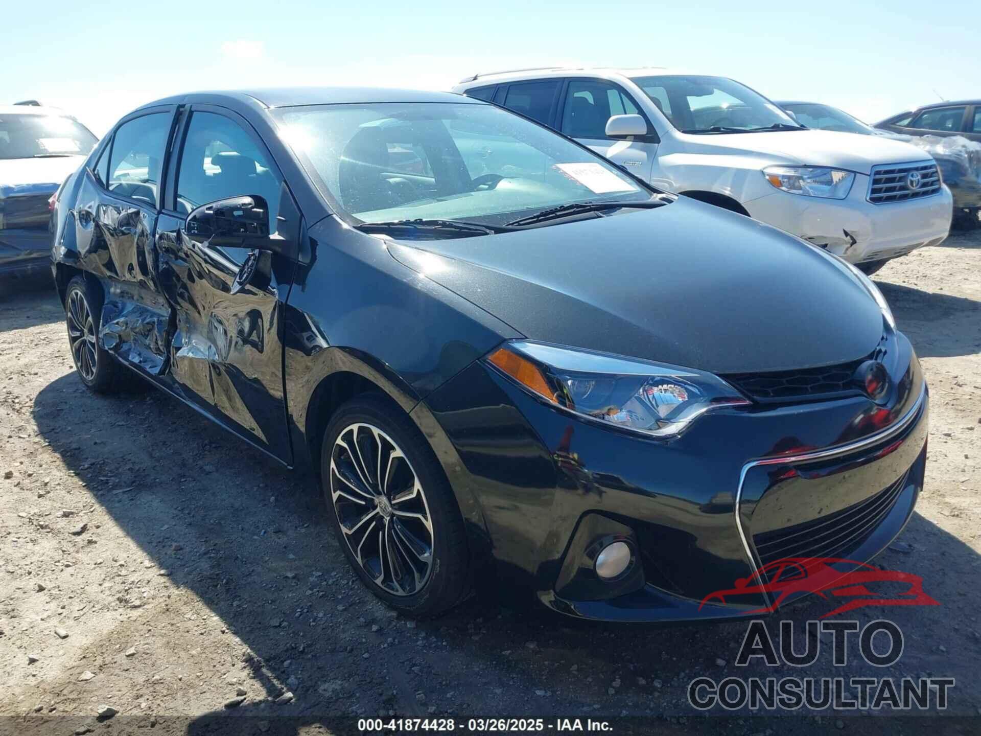 TOYOTA COROLLA 2014 - 2T1BURHE1EC178997