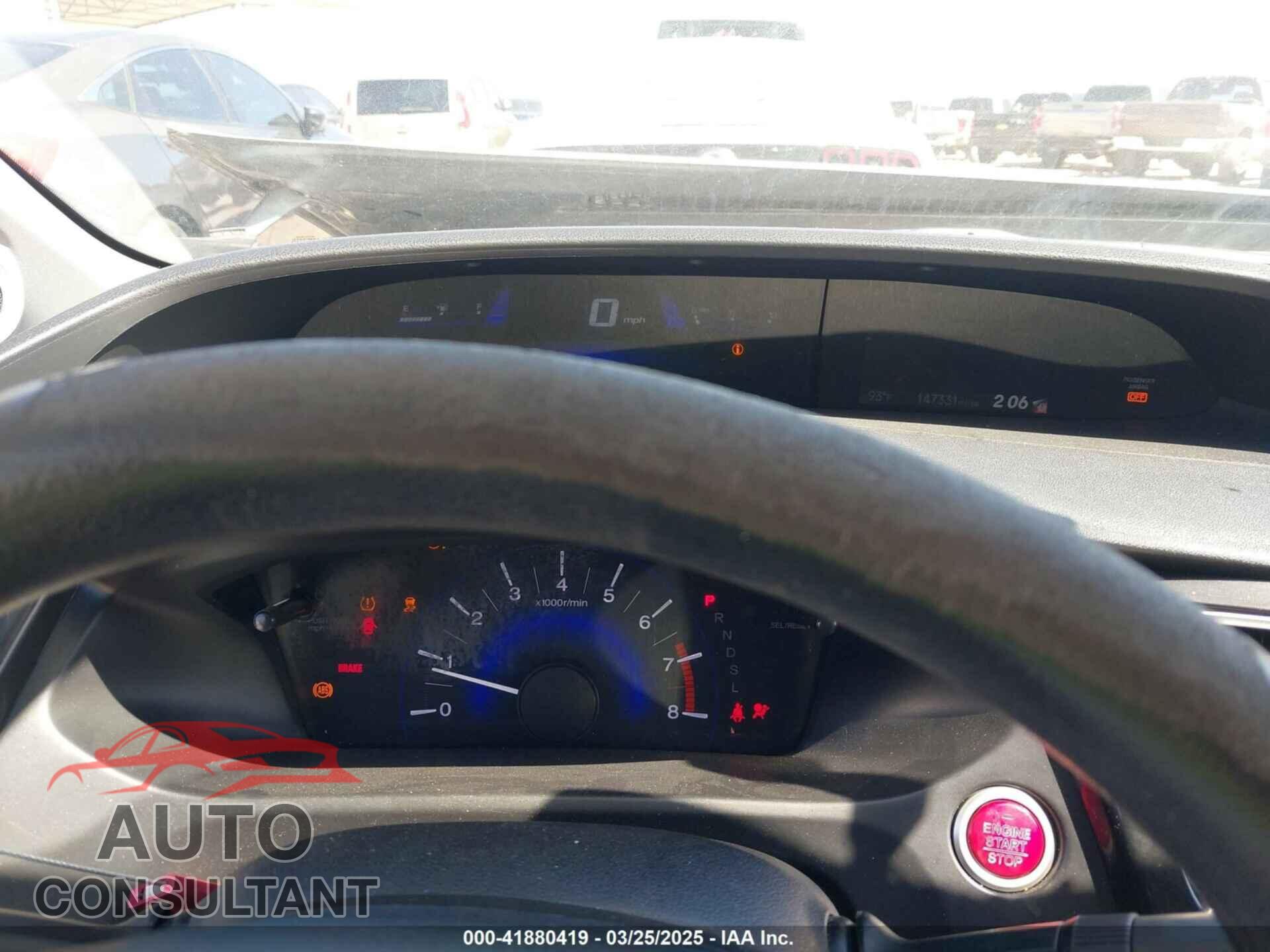 HONDA CIVIC 2014 - 19XFB2F82EE262646