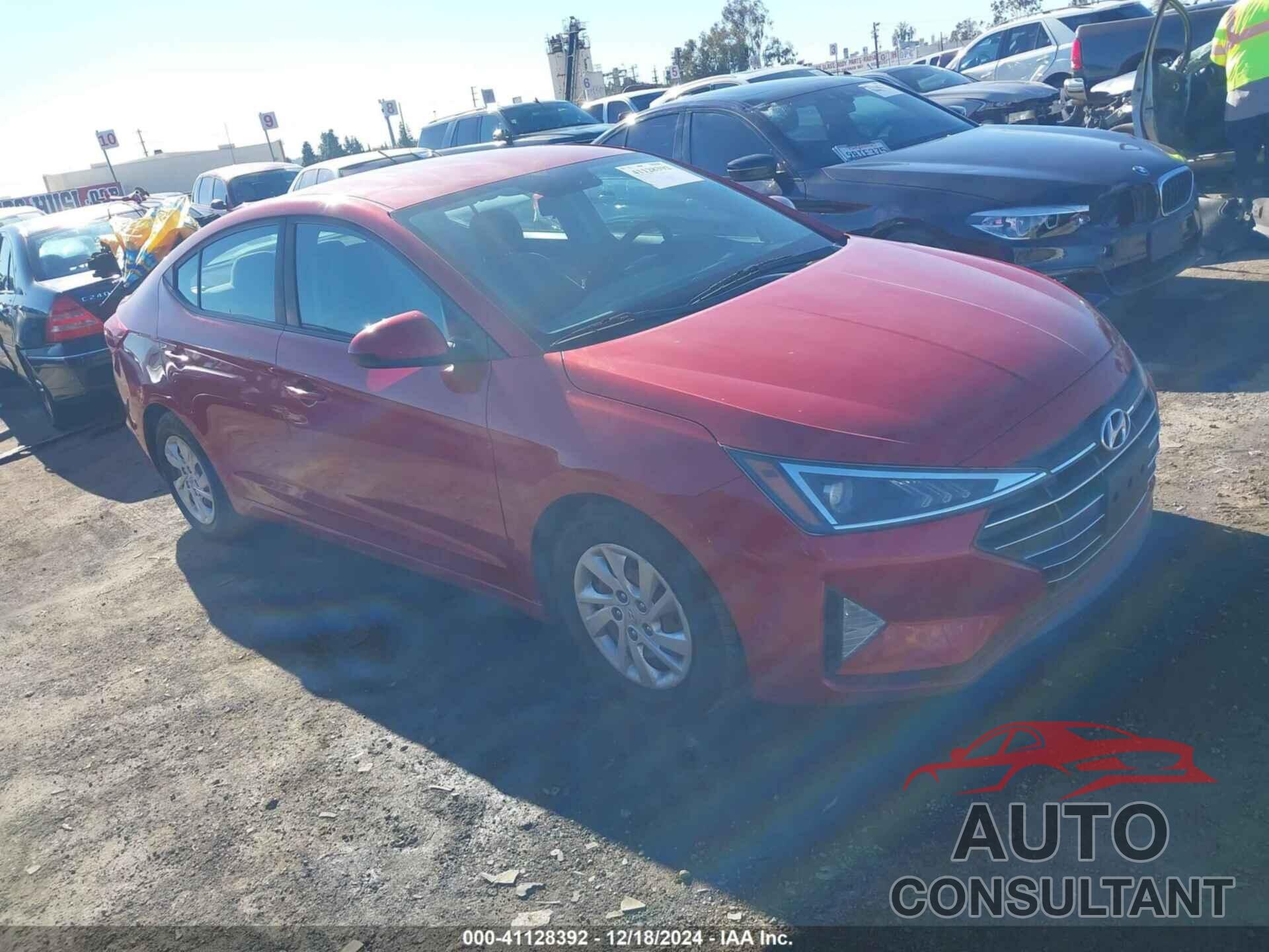 HYUNDAI ELANTRA 2019 - 5NPD74LF6KH452450