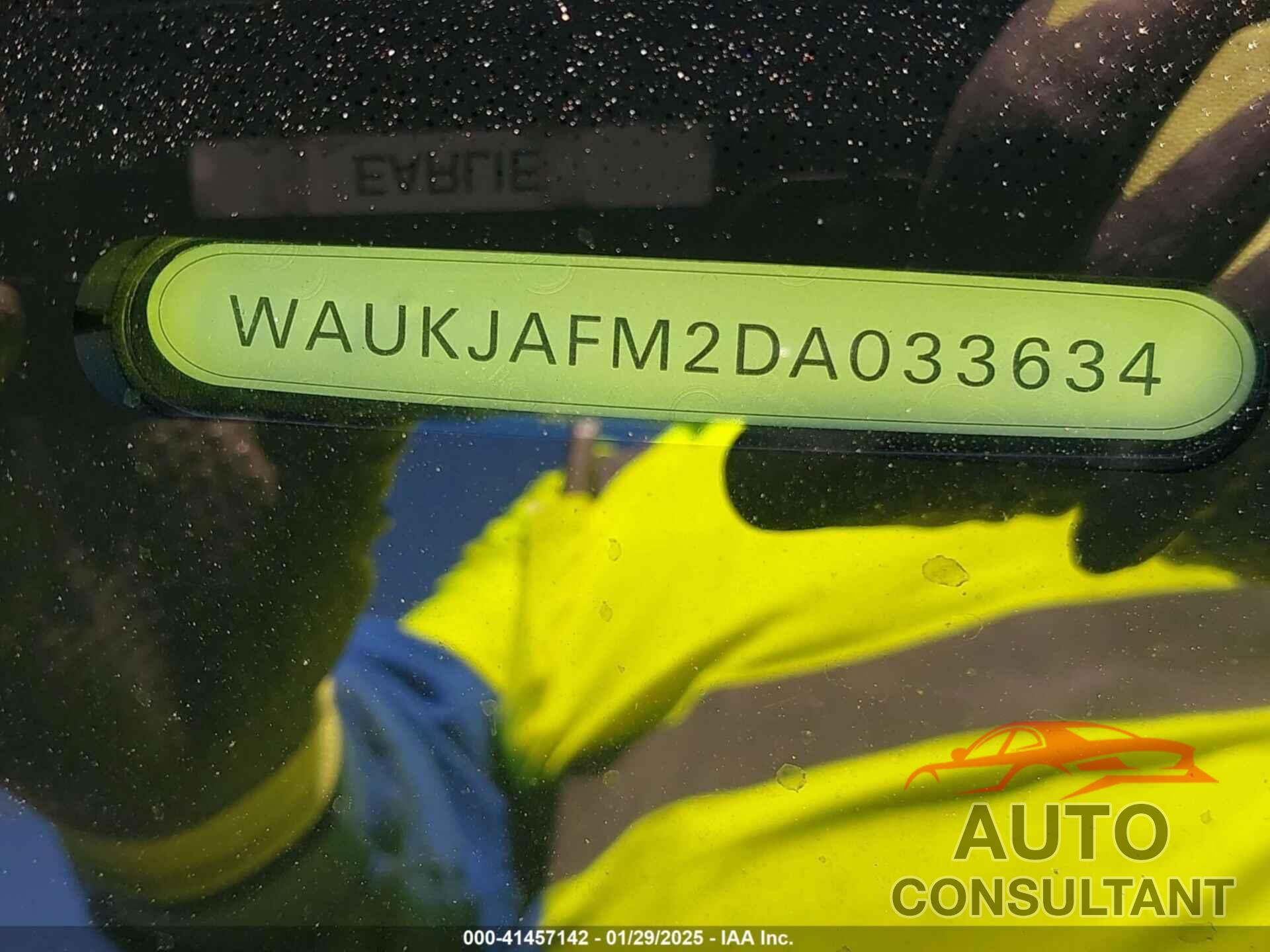 AUDI A3 2013 - WAUKJAFM2DA033634