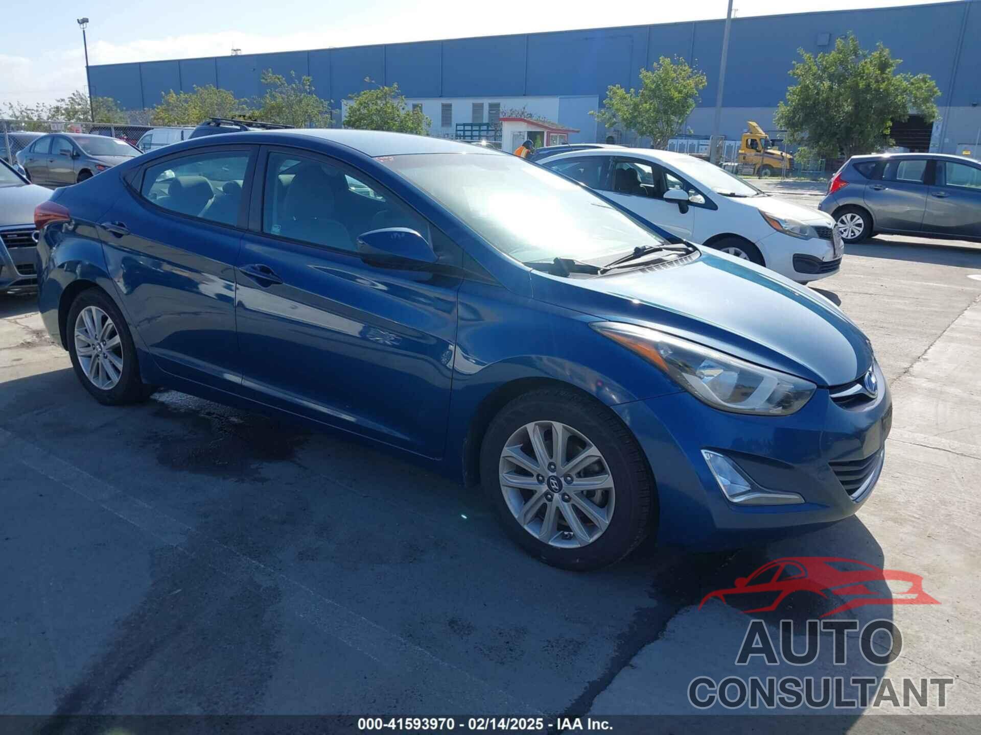 HYUNDAI ELANTRA 2014 - KMHDH4AE4EU155190