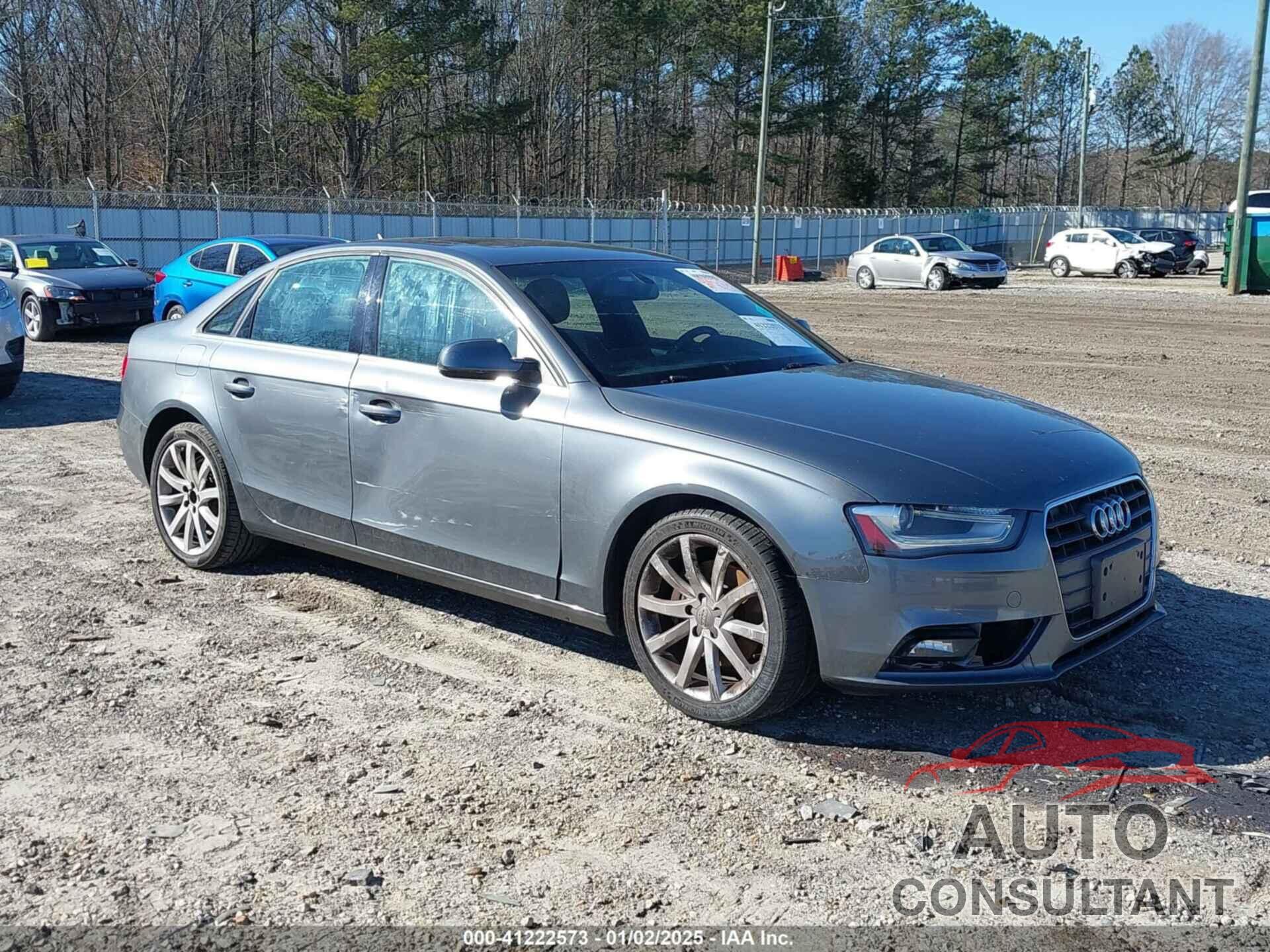 AUDI A4 2013 - WAUAFAFL1DN045982