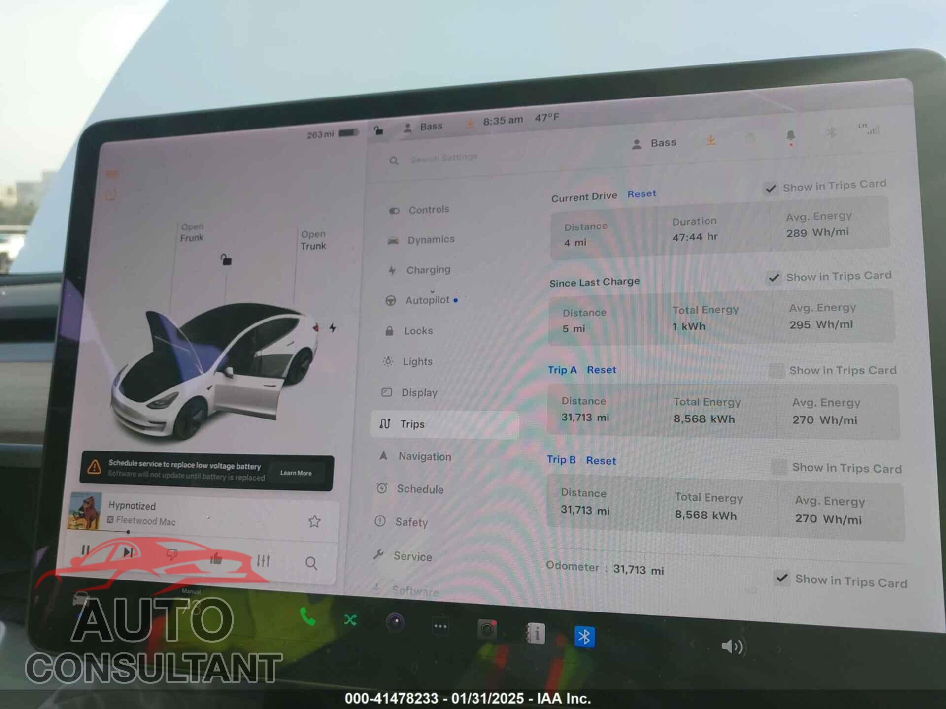 TESLA MODEL 3 2021 - 5YJ3E1EB0MF009965