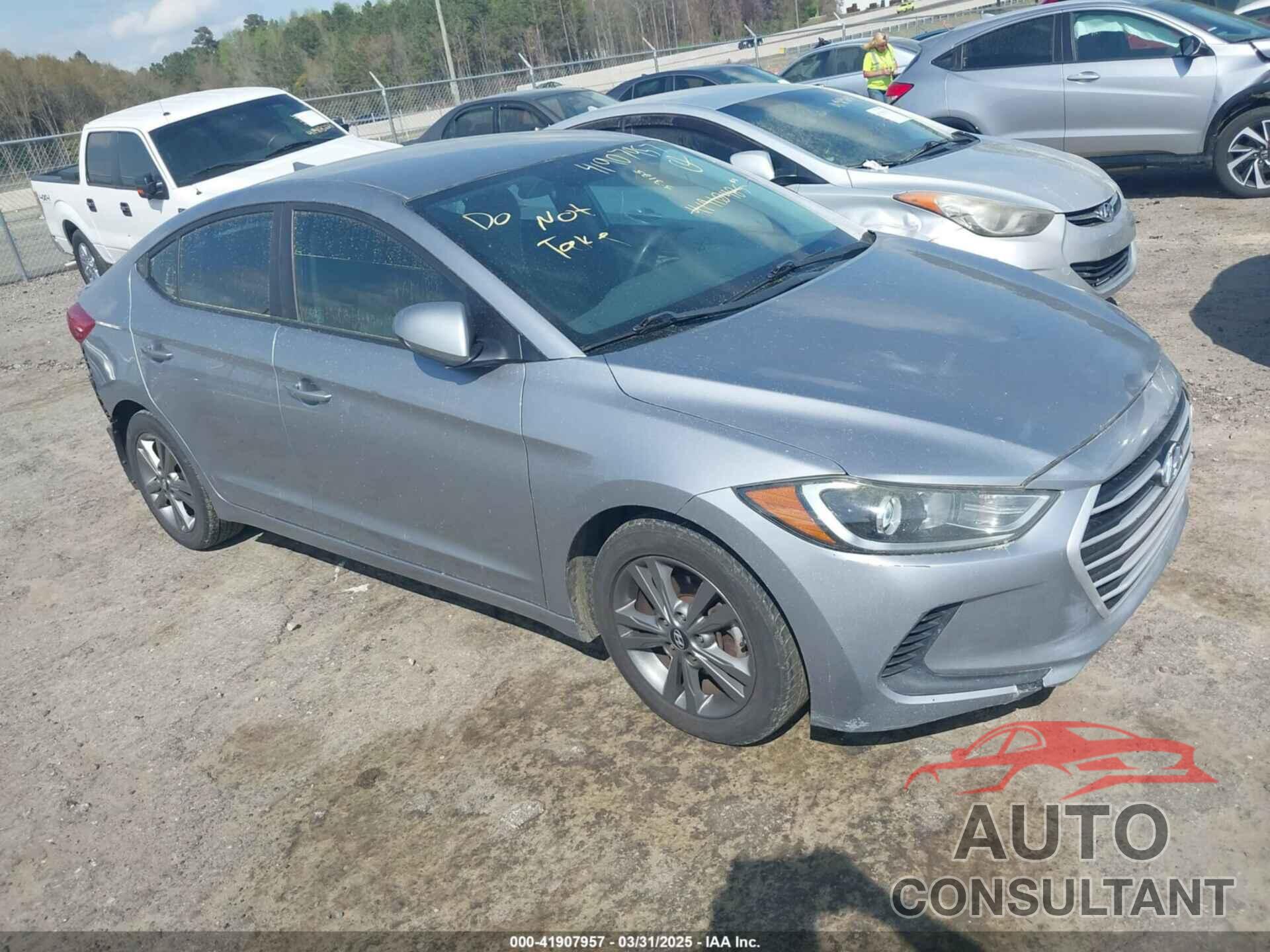 HYUNDAI ELANTRA 2017 - 5NPD84LF3HH157568