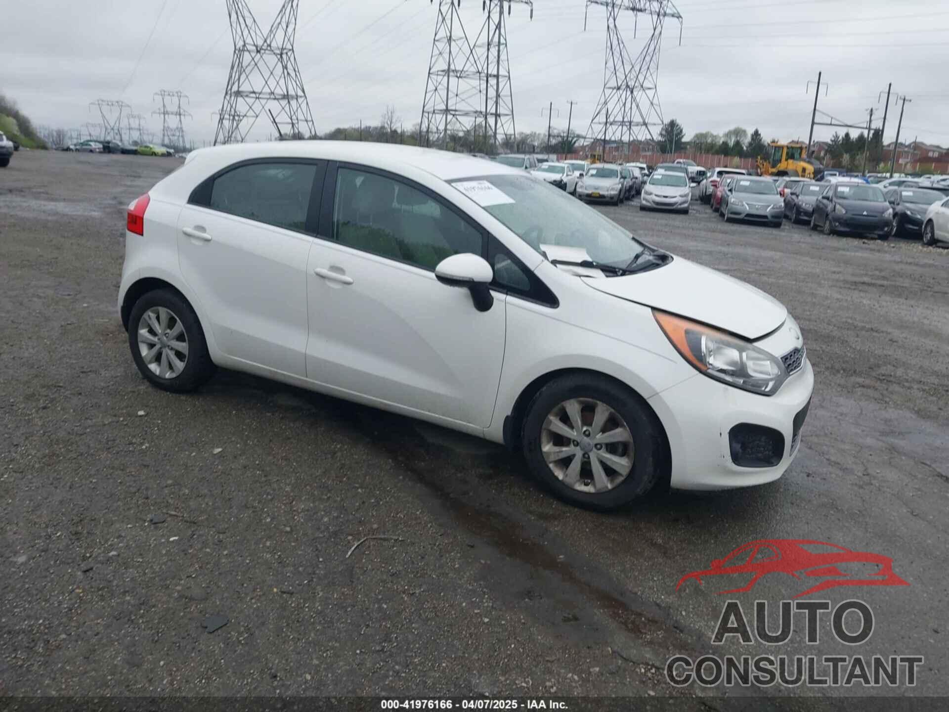 KIA RIO 2013 - KNADN5A34D6245263
