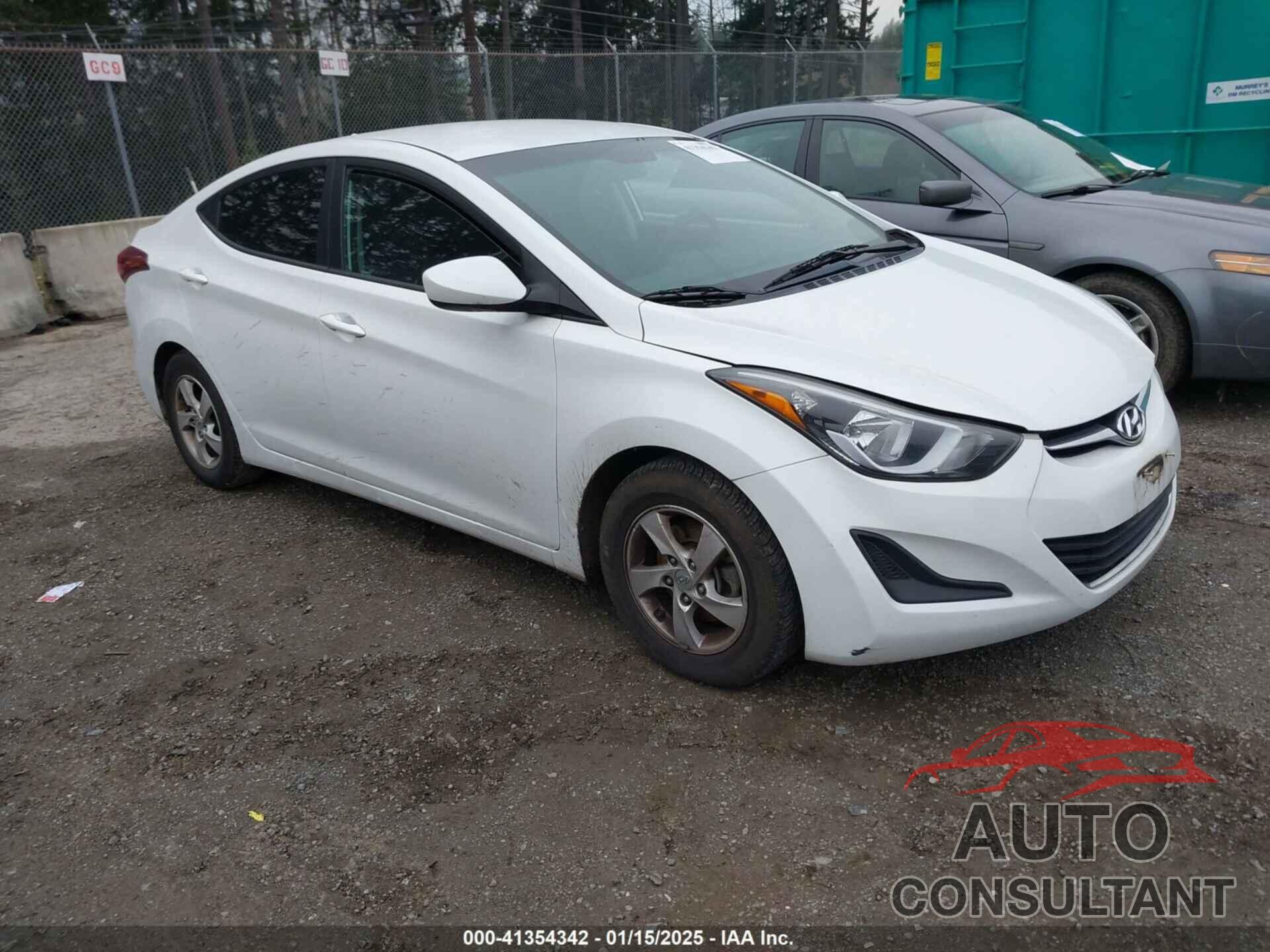 HYUNDAI ELANTRA 2015 - 5NPDH4AEXFH553438