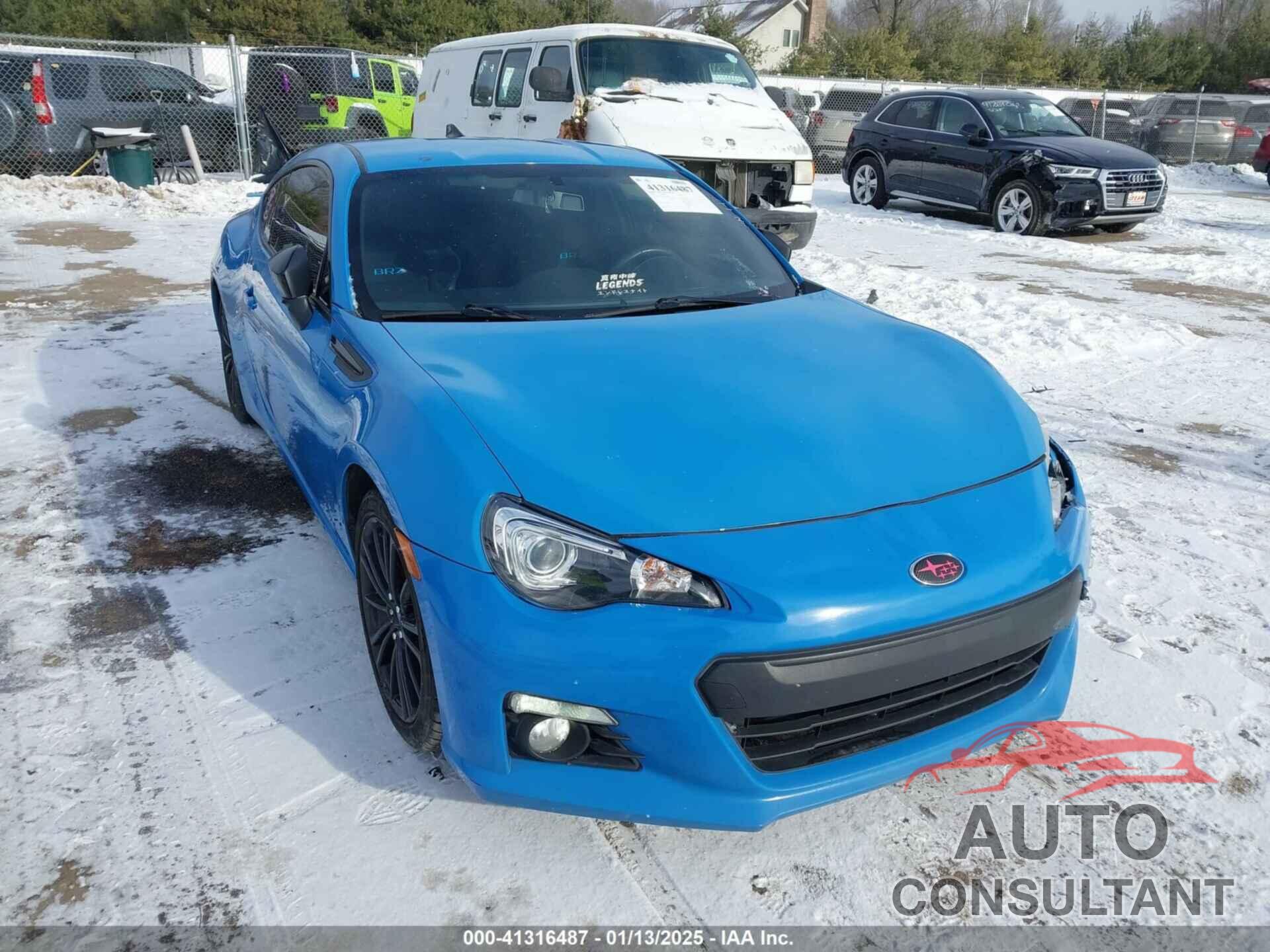 SUBARU BRZ 2016 - JF1ZCAC13G9600662