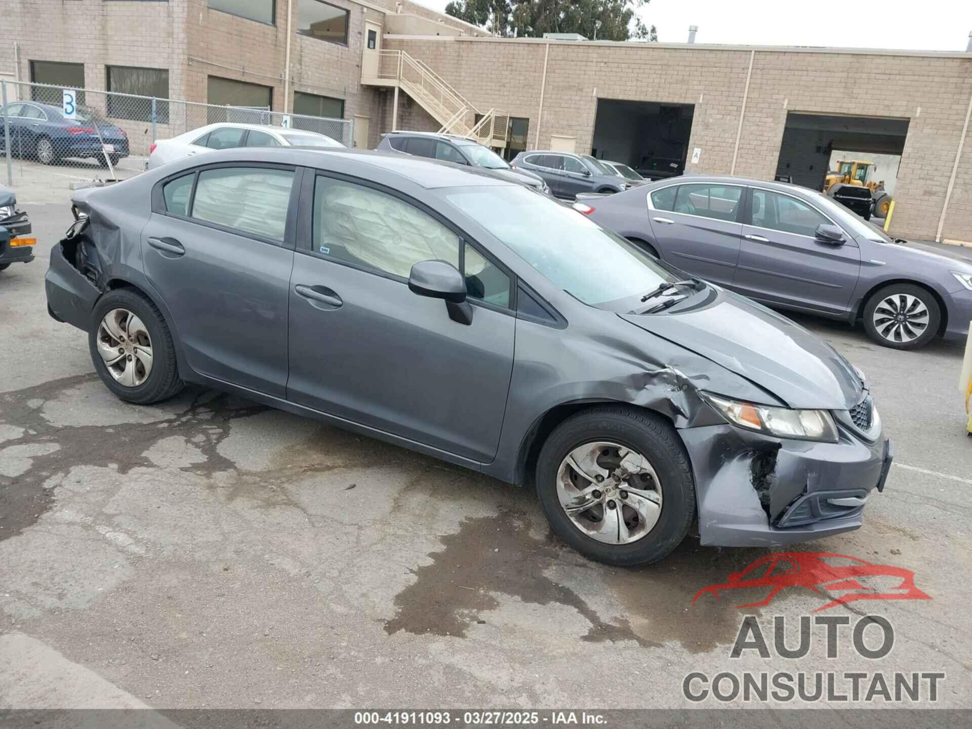 HONDA CIVIC 2013 - 19XFB2F59DE204005