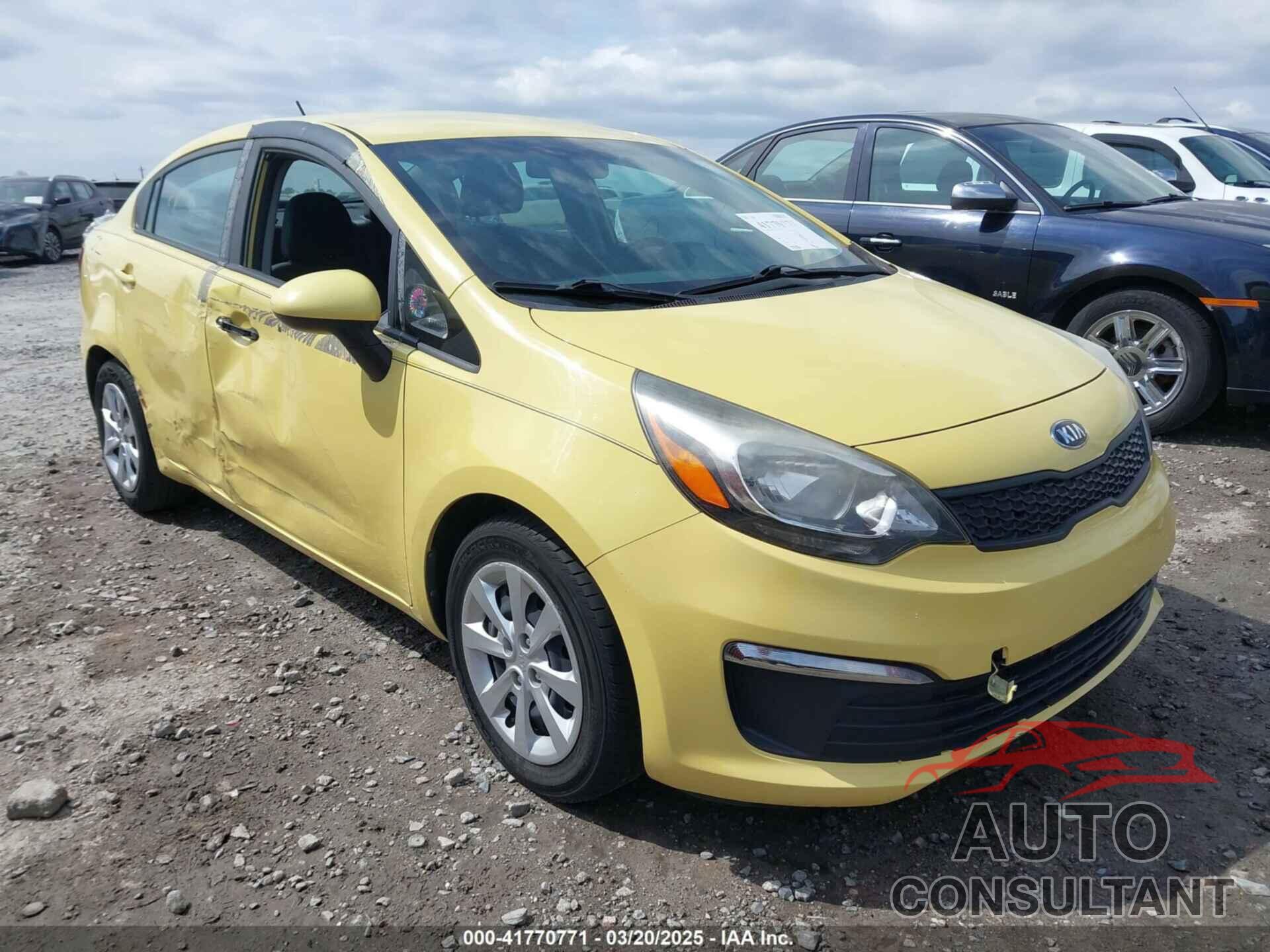 KIA RIO 2016 - KNADM4A30G6681920
