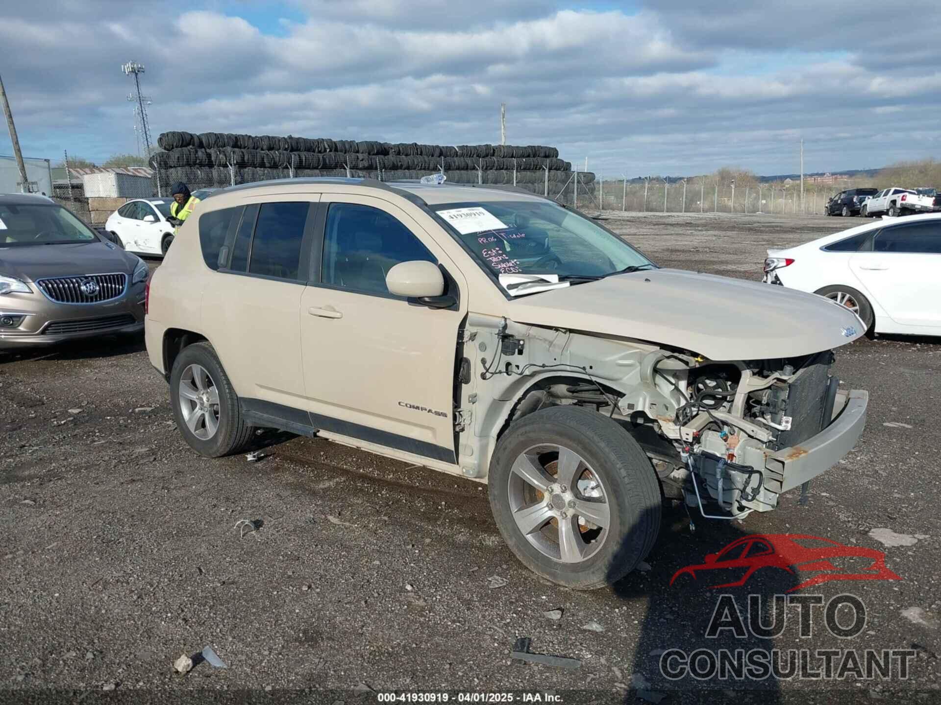 JEEP COMPASS 2017 - 1C4NJDEB8HD110318