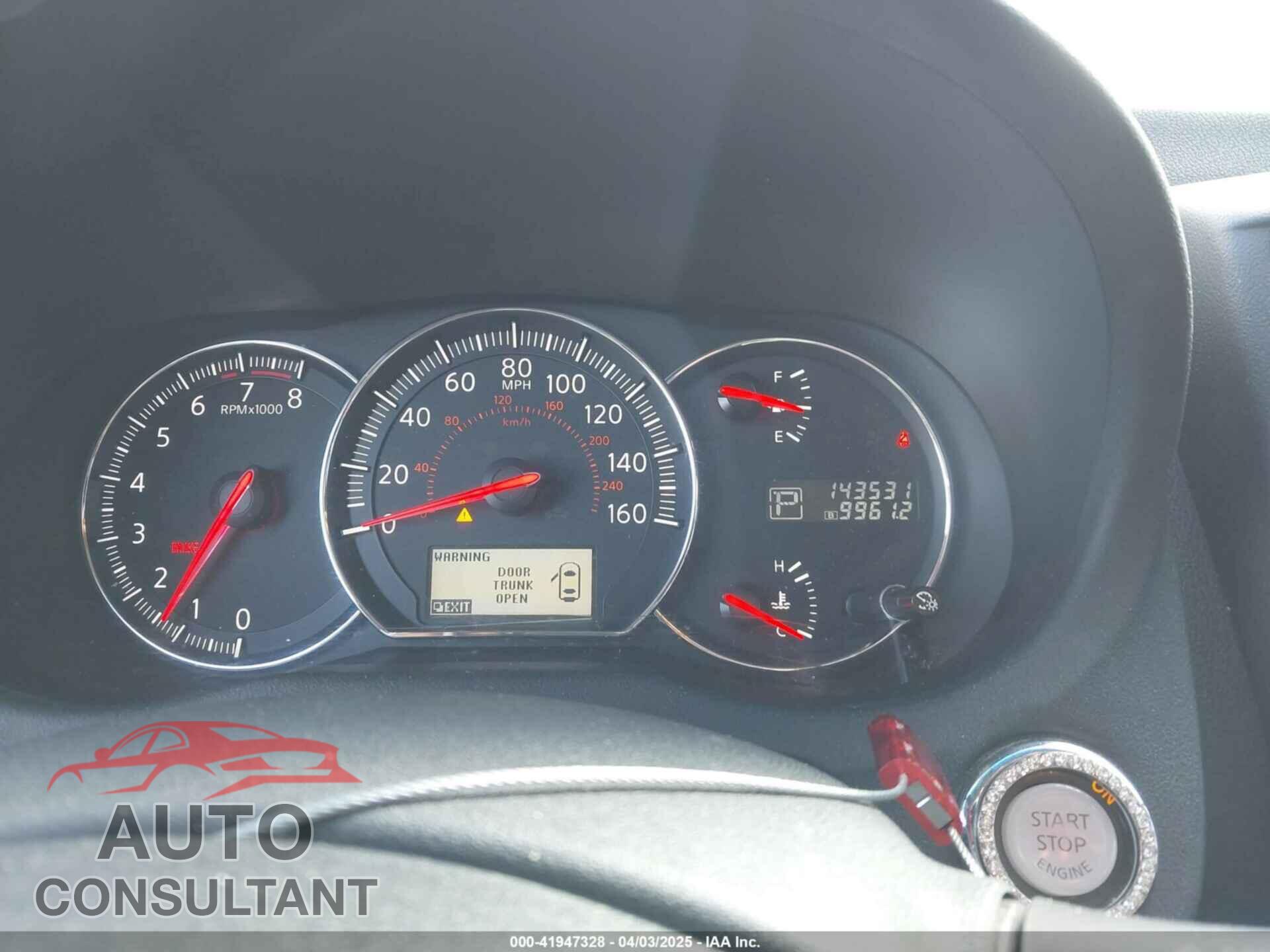 NISSAN MAXIMA 2012 - 1N4AA5AP1CC841876