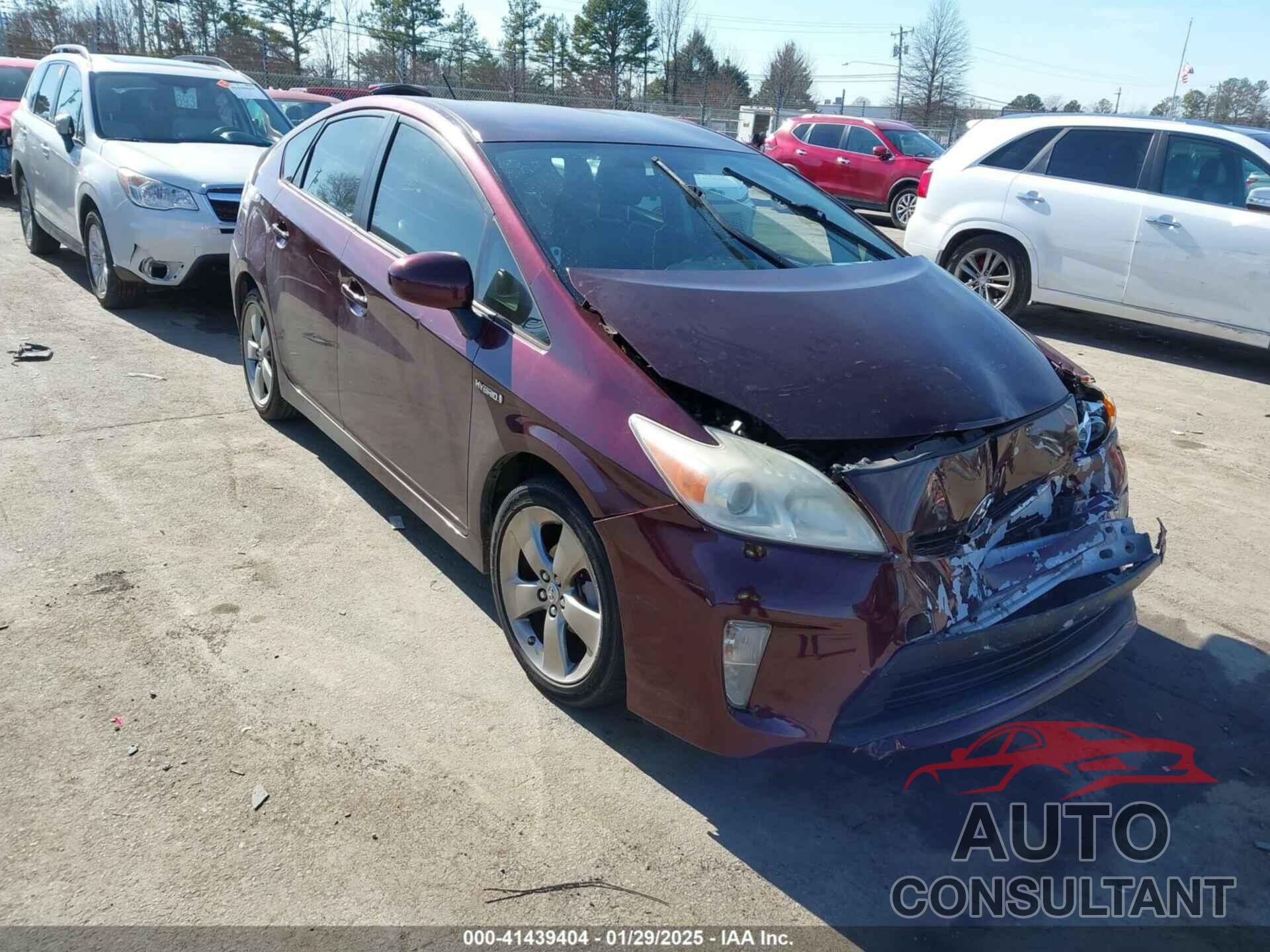 TOYOTA PRIUS 2013 - JTDKN3DU6D5572532