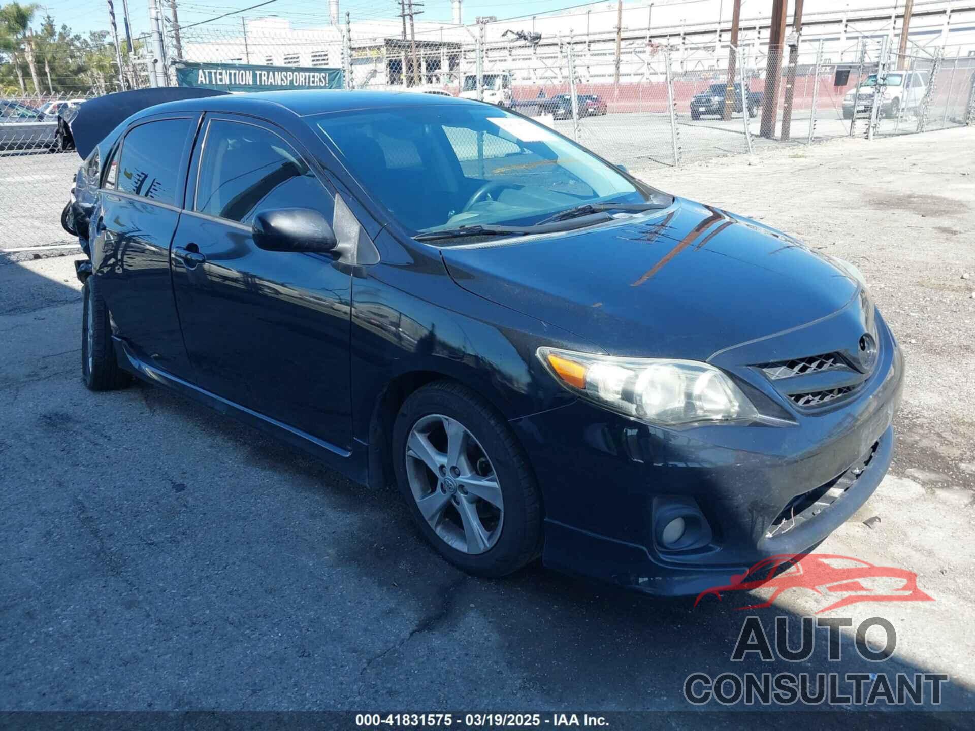 TOYOTA COROLLA 2013 - 5YFBU4EE0DP100622