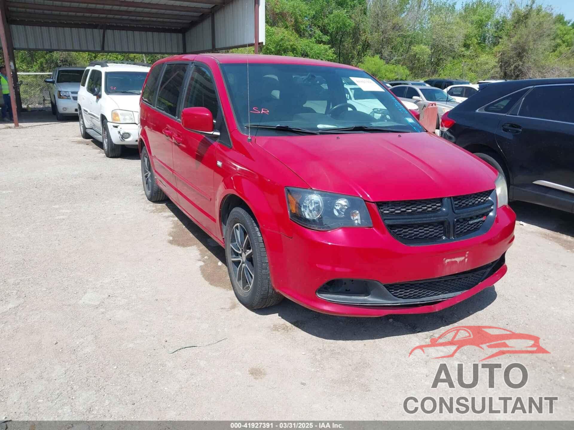 DODGE GRAND CARAVAN 2014 - 2C4RDGBG9ER261512