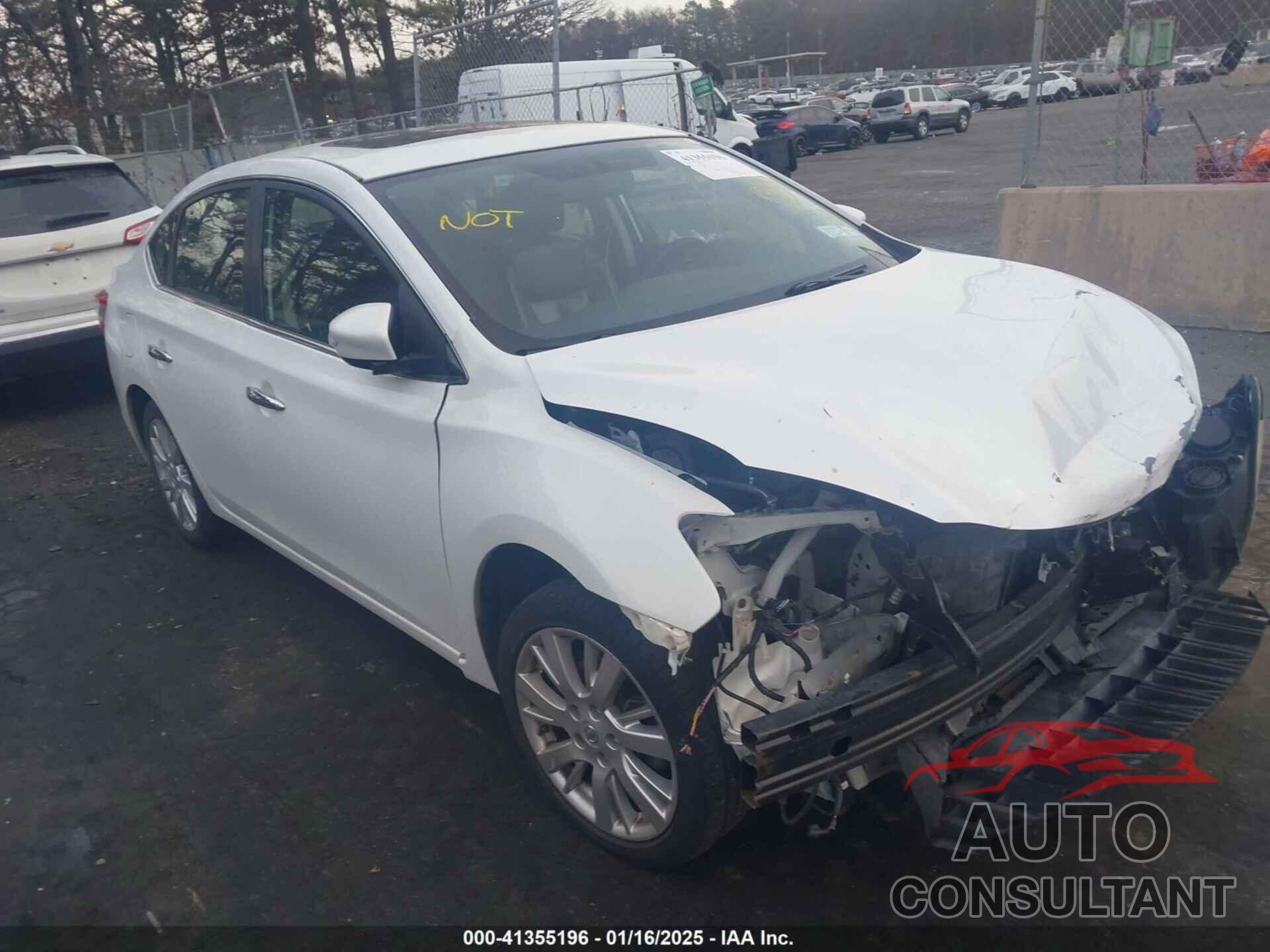 NISSAN SENTRA 2015 - 3N1AB7APXFY350479