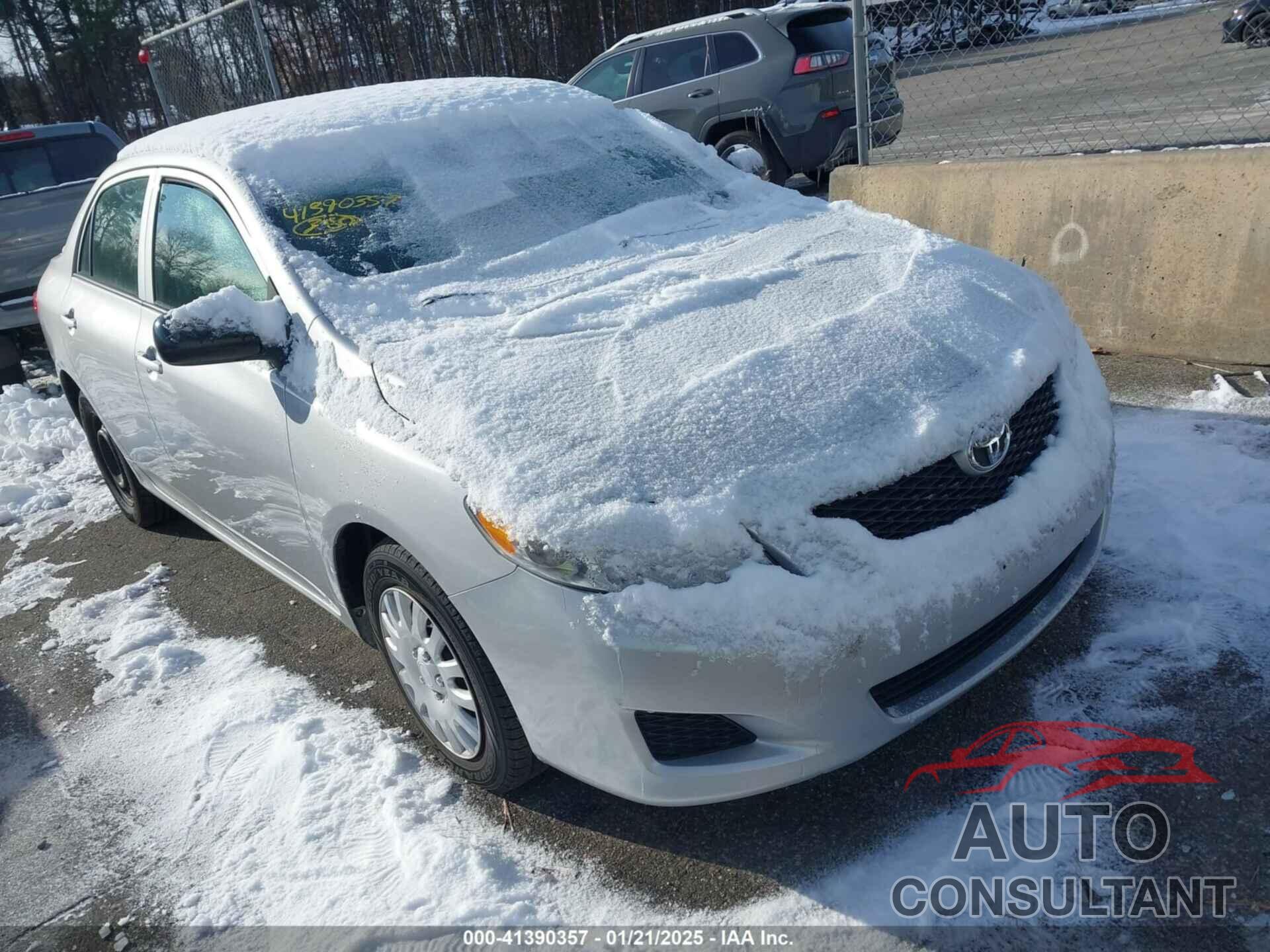 TOYOTA COROLLA 2009 - 2T1BU40E39C166497