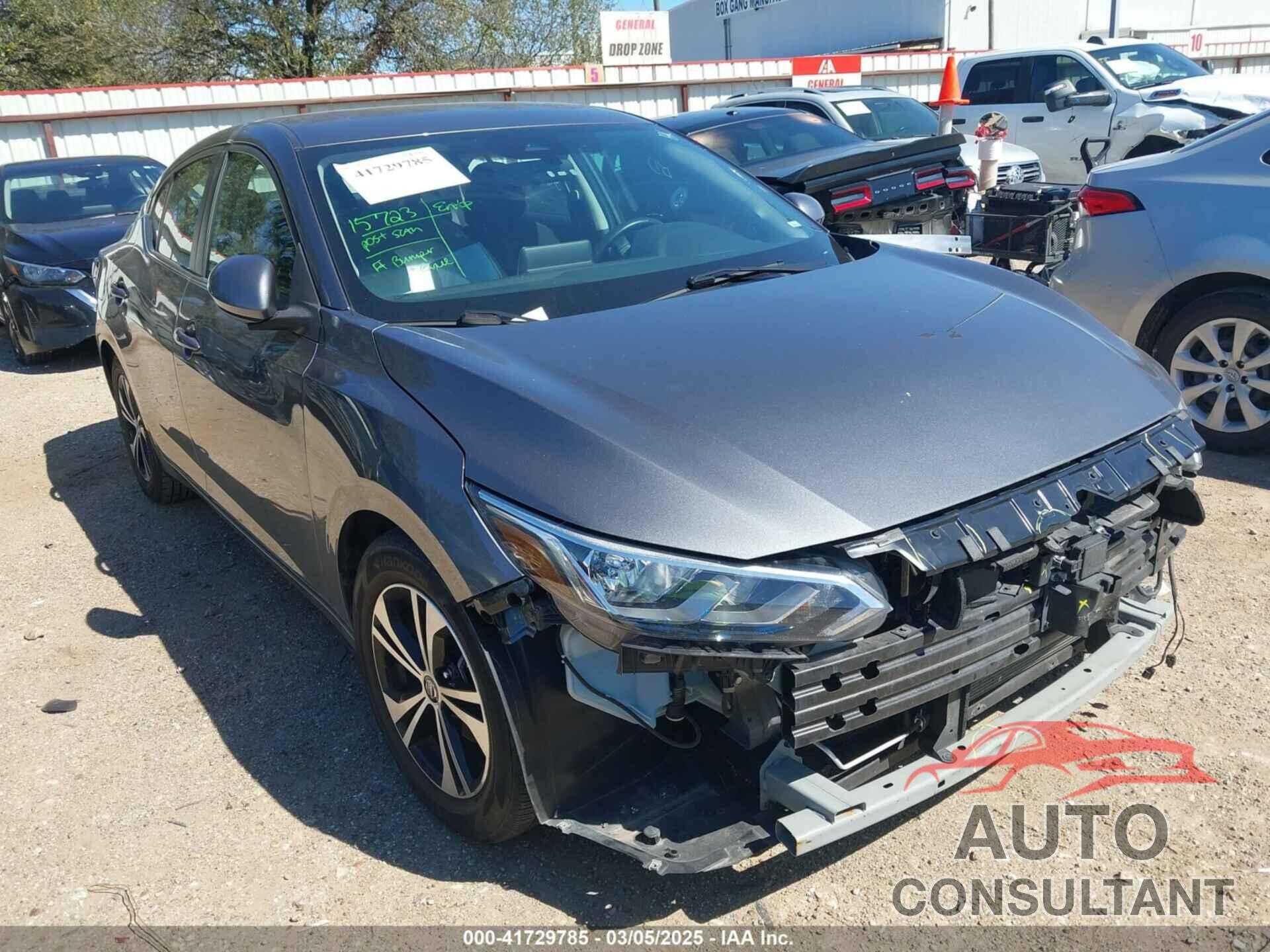 NISSAN SENTRA 2022 - 3N1AB8CV1NY256765