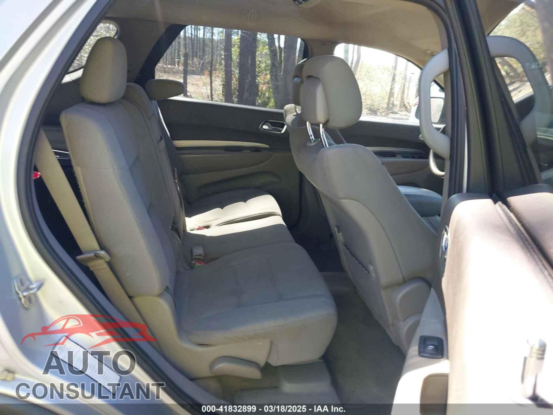 DODGE DURANGO 2011 - 1D4RD2GG3BC741886