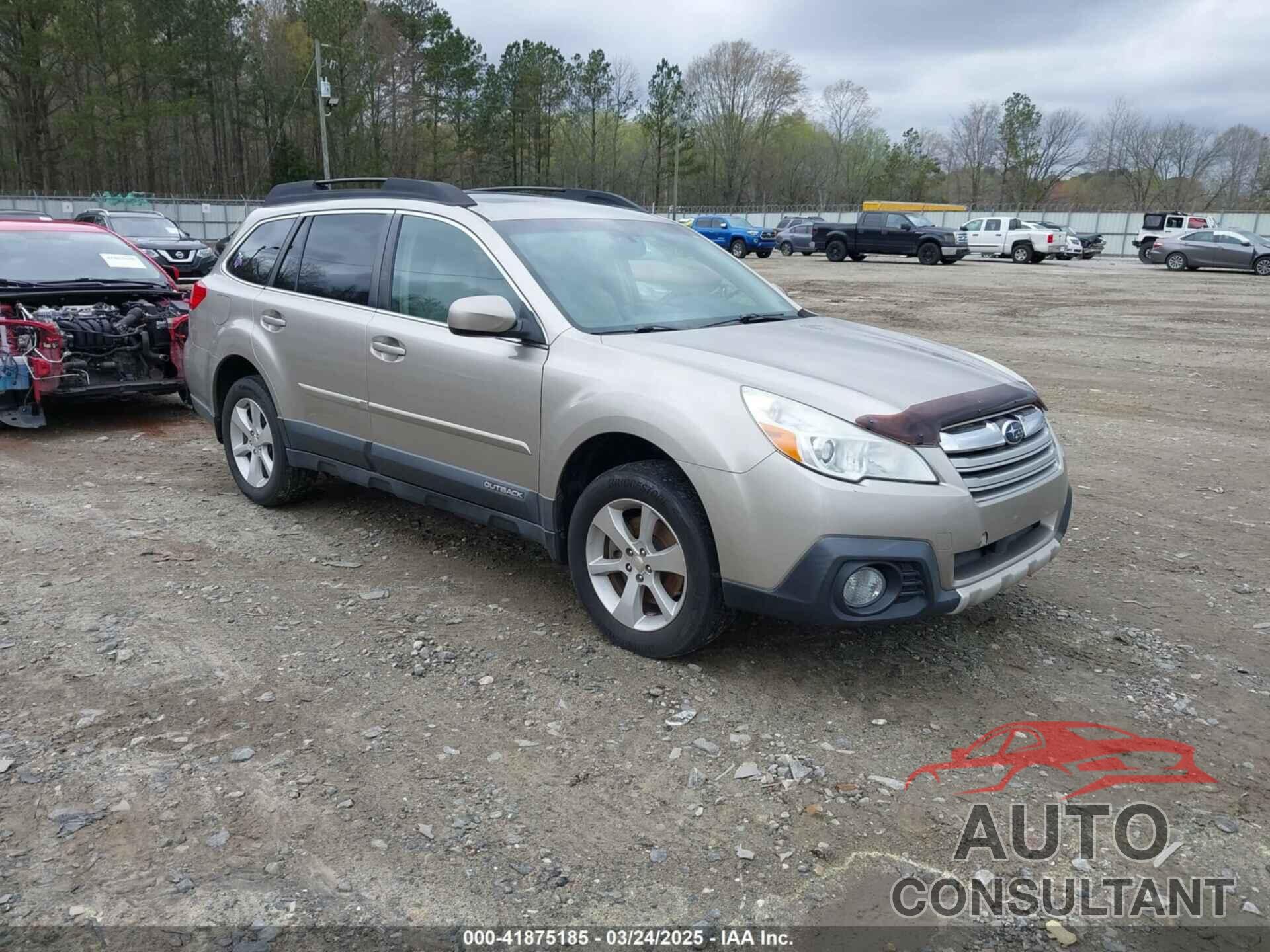 SUBARU OUTBACK 2014 - 4S4BRDNC3E2233693