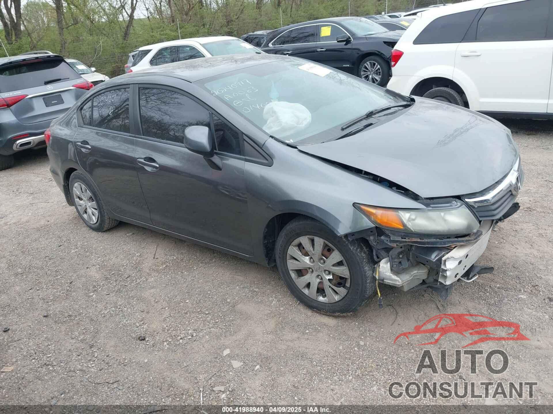 HONDA CIVIC 2012 - 19XFB2F56CE014001