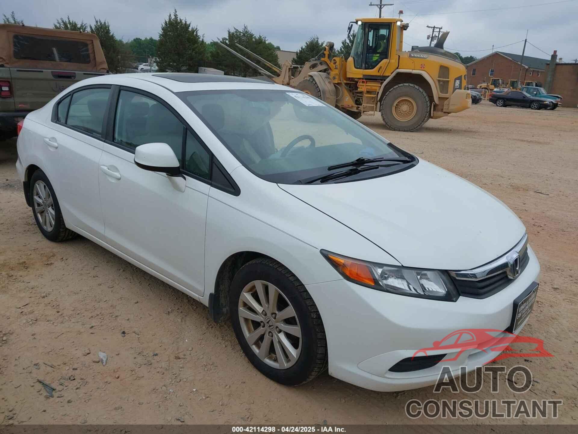 HONDA CIVIC 2012 - 2HGFB2F98CH506487