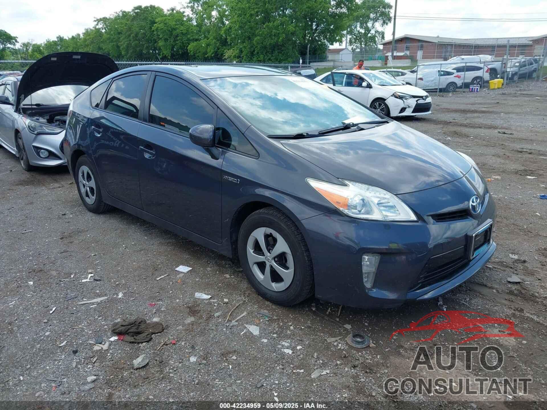 TOYOTA PRIUS 2013 - JTDKN3DU9D1702598