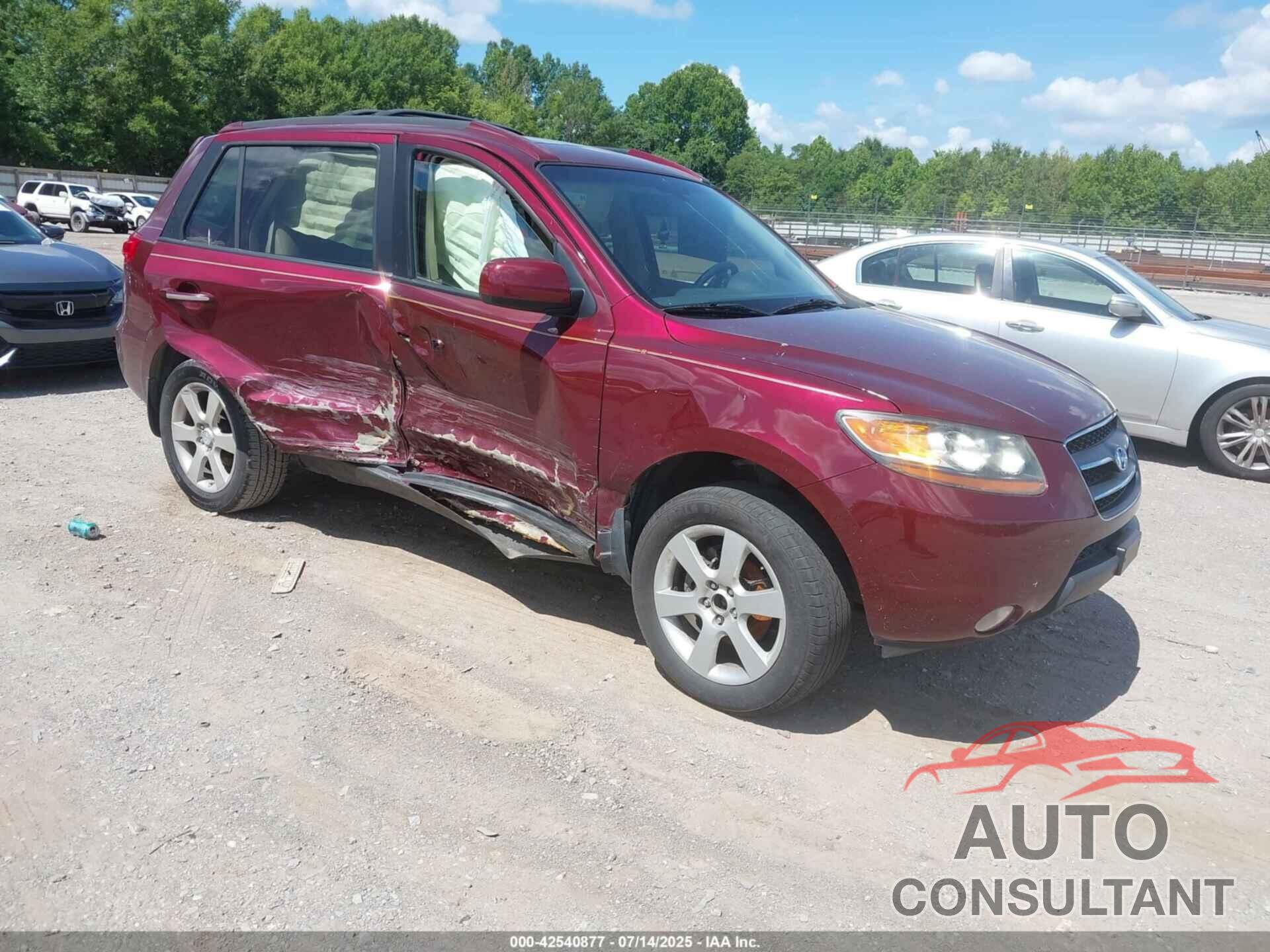 HYUNDAI SANTA FE 2009 - 5NMSH13E09H268459