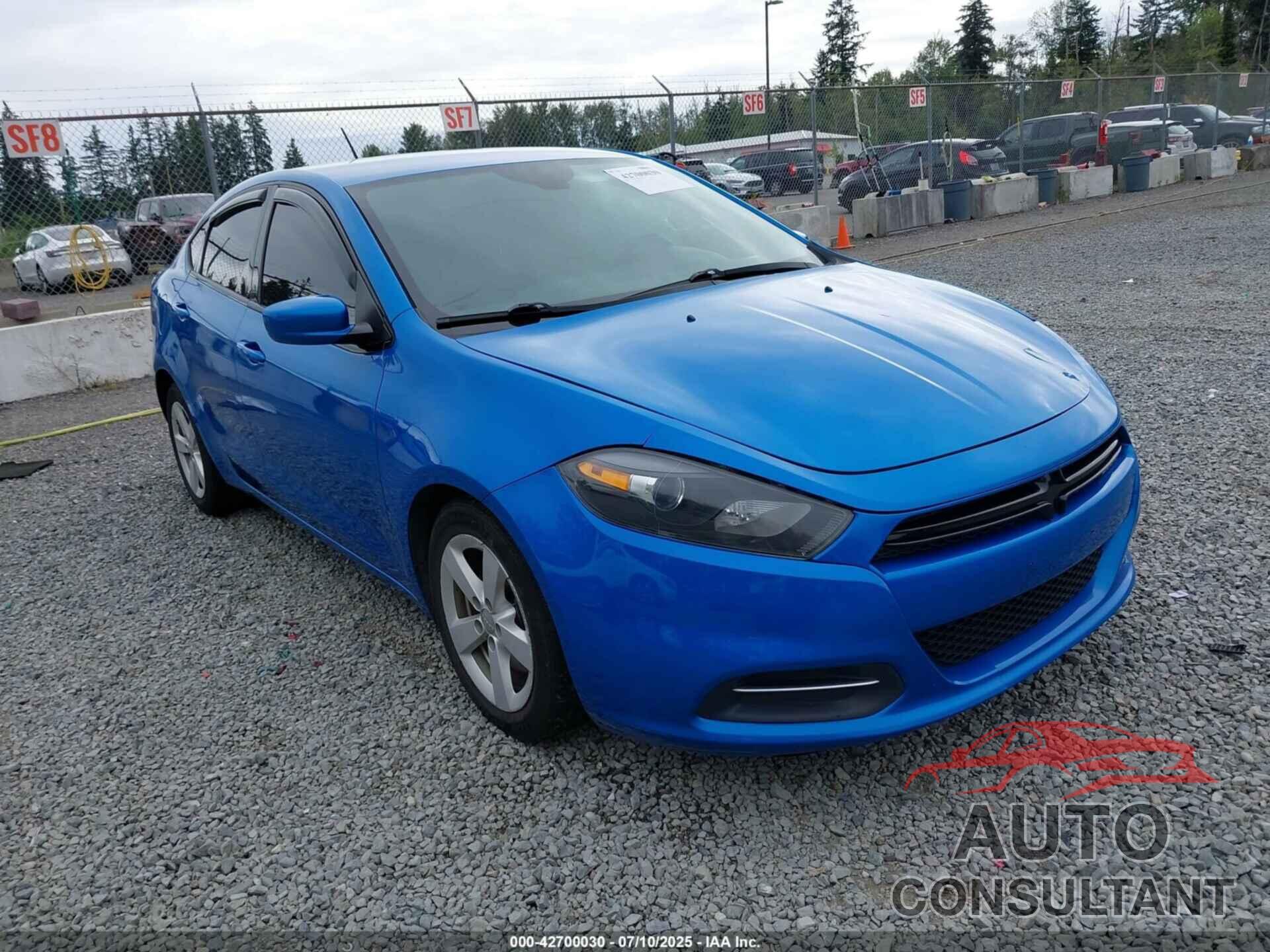 DODGE DART 2016 - 1C3CDFBB6GD593504