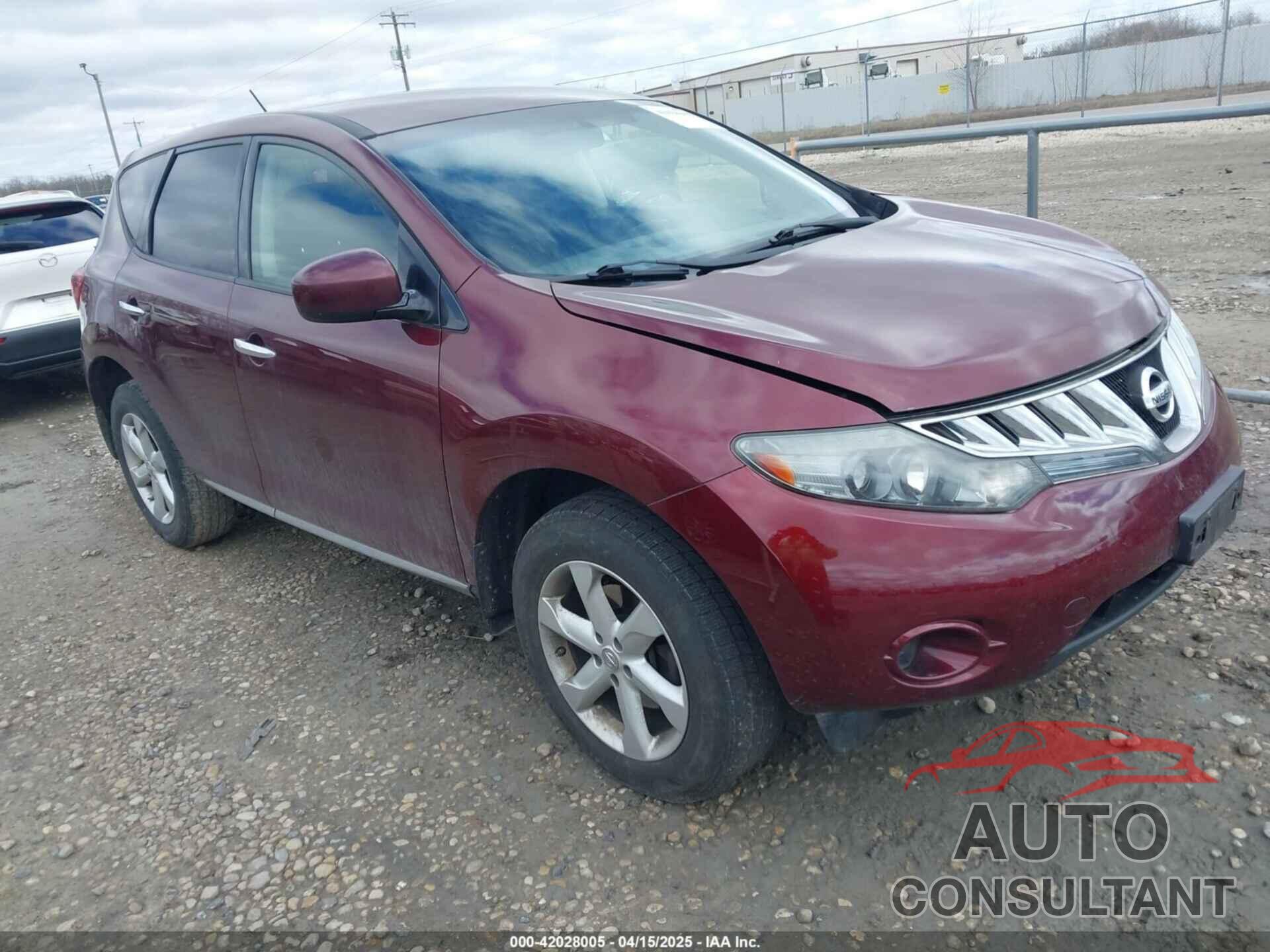 NISSAN MURANO 2010 - JN8AZ1MU6AW001587