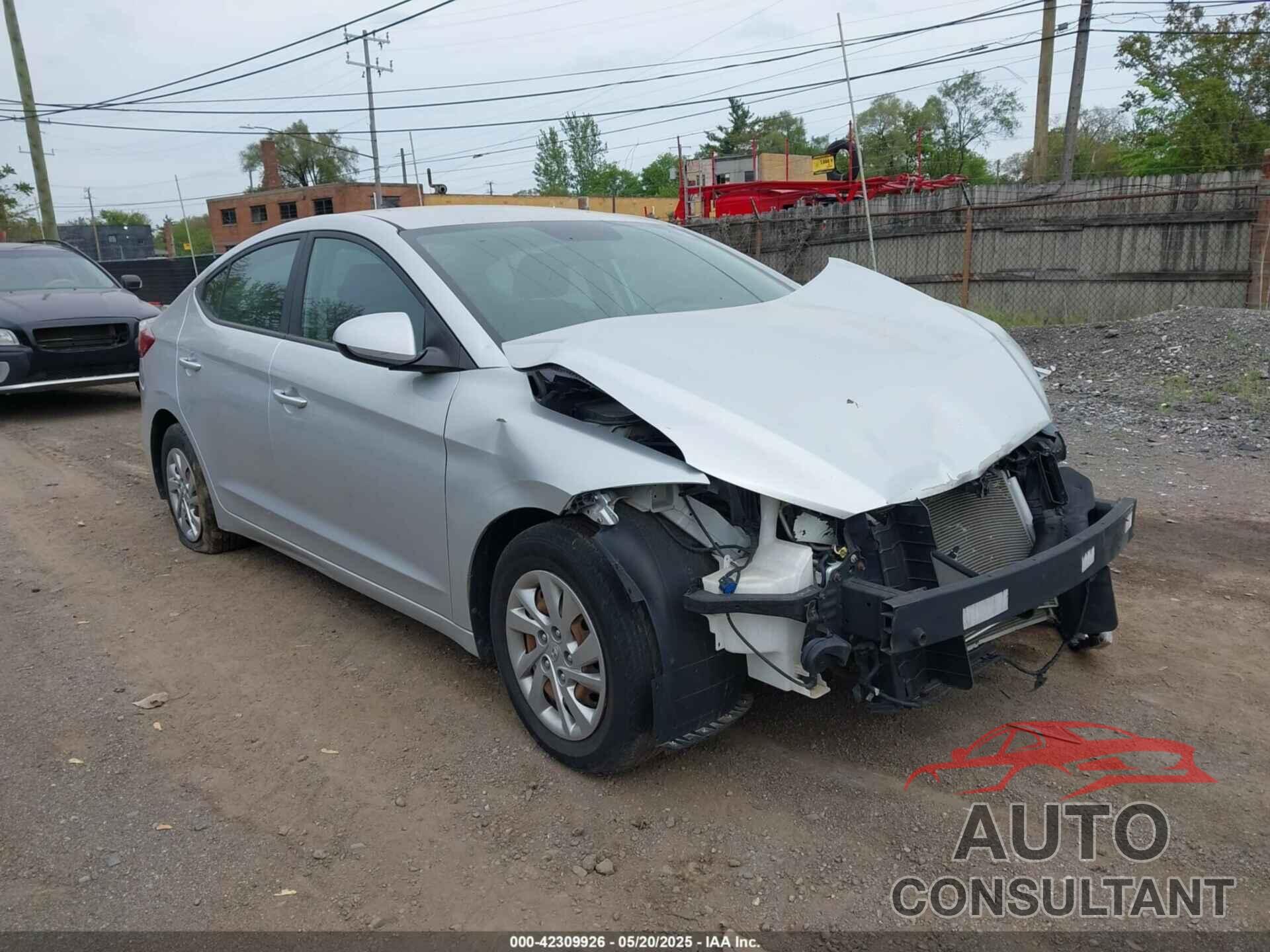 HYUNDAI ELANTRA 2018 - KMHD74LF2JU500039
