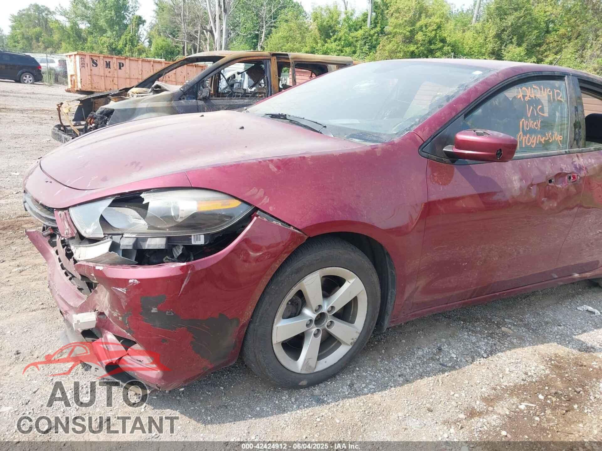 DODGE DART 2015 - 1C3CDFBB7FD352355