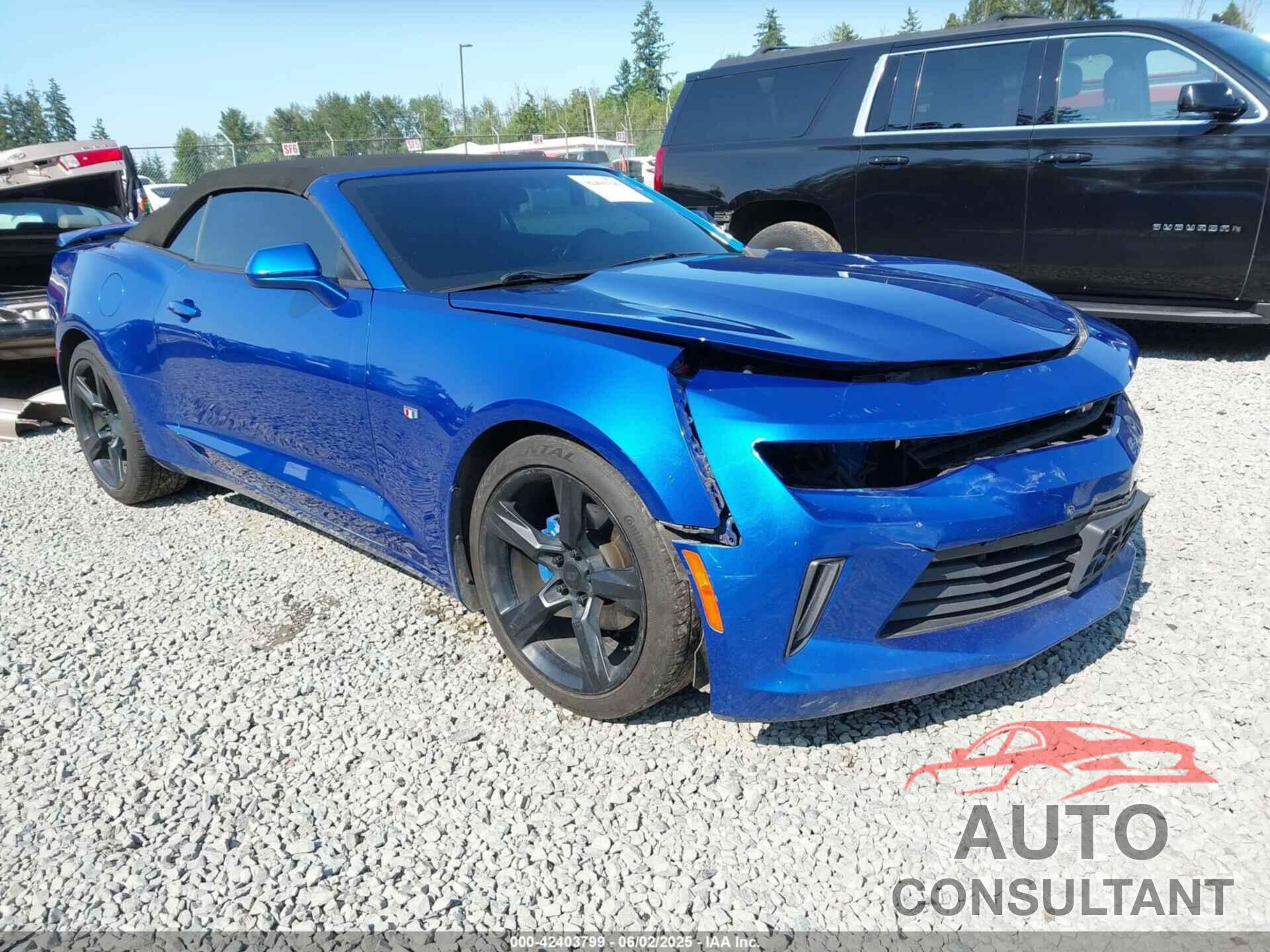 CHEVROLET CAMARO 2018 - 1G1FB3DX2J0176619
