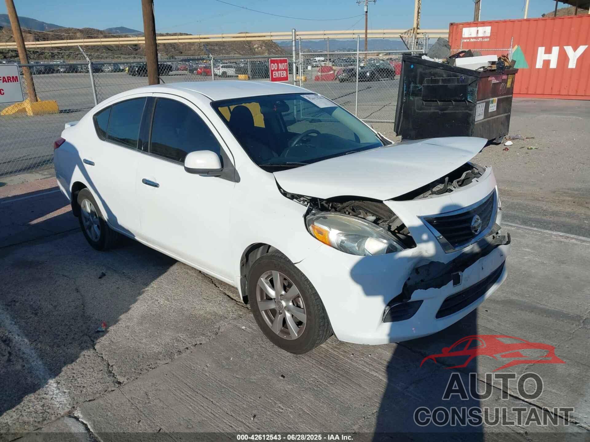 NISSAN VERSA 2014 - 3N1CN7AP3EL823537