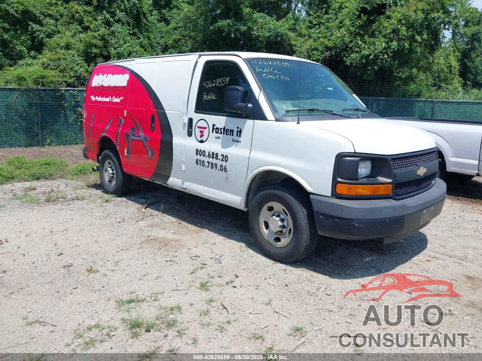 CHEVROLET EXPRESS 3500 2015 - 1GCZGTCF1F1116878