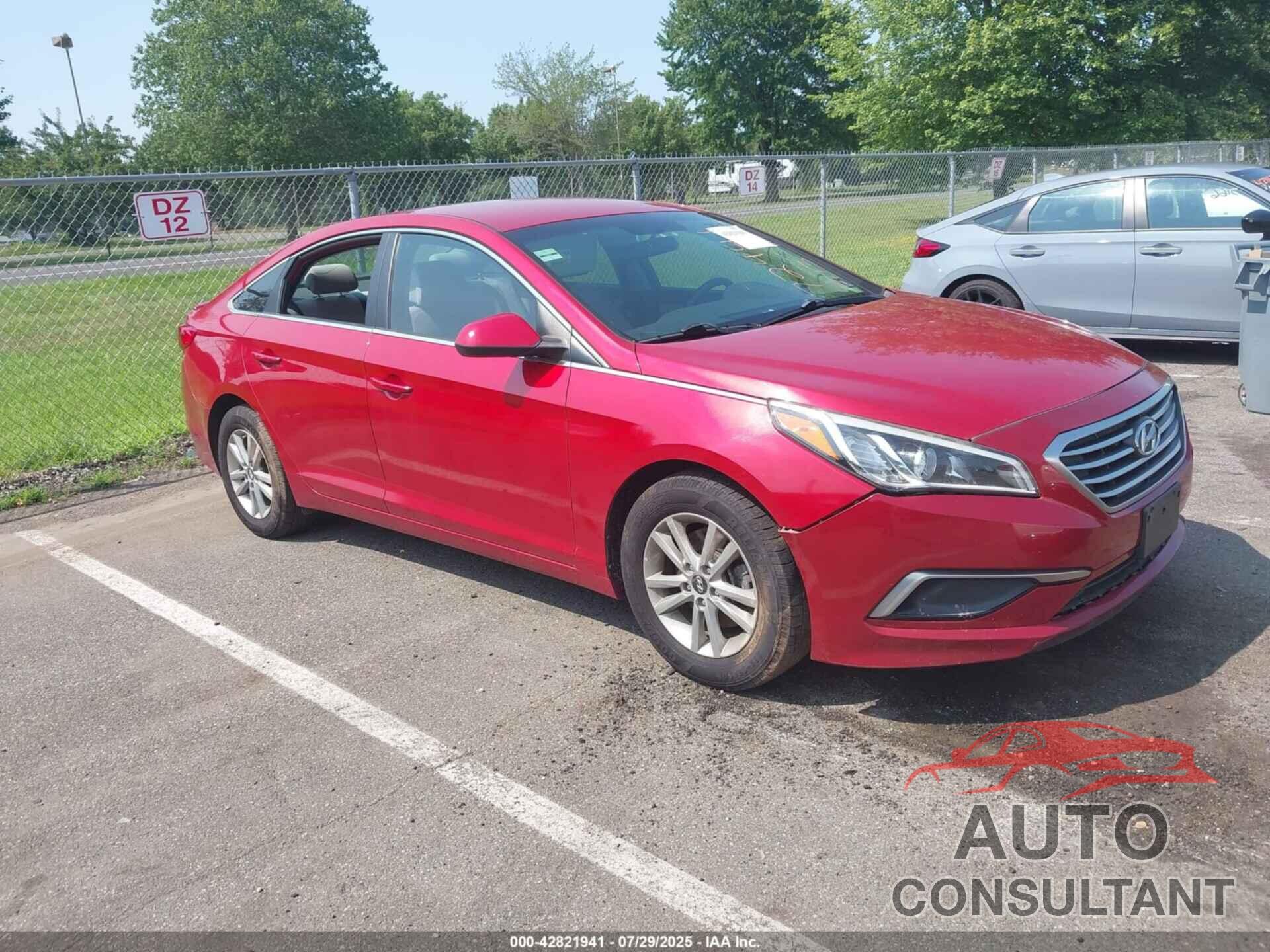 HYUNDAI SONATA 2017 - 5NPE24AF5HH485678