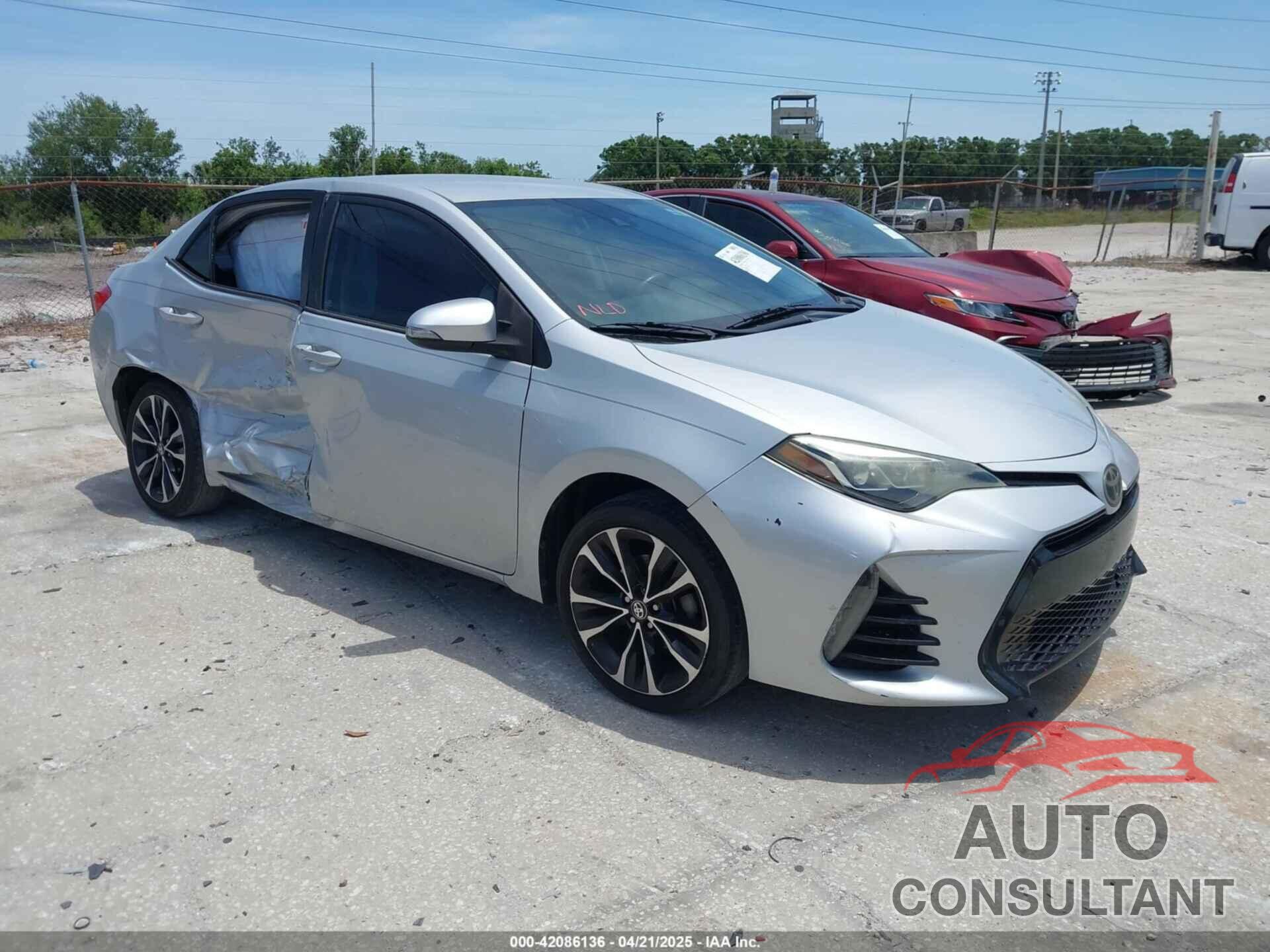 TOYOTA COROLLA 2017 - 2T1BURHEXHC762206