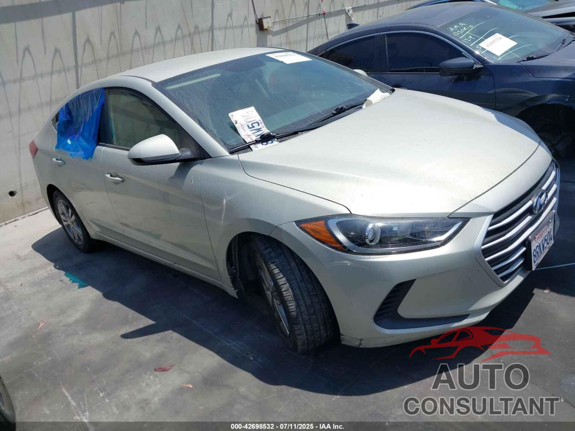 HYUNDAI ELANTRA 2017 - KMHD84LF0HU246063