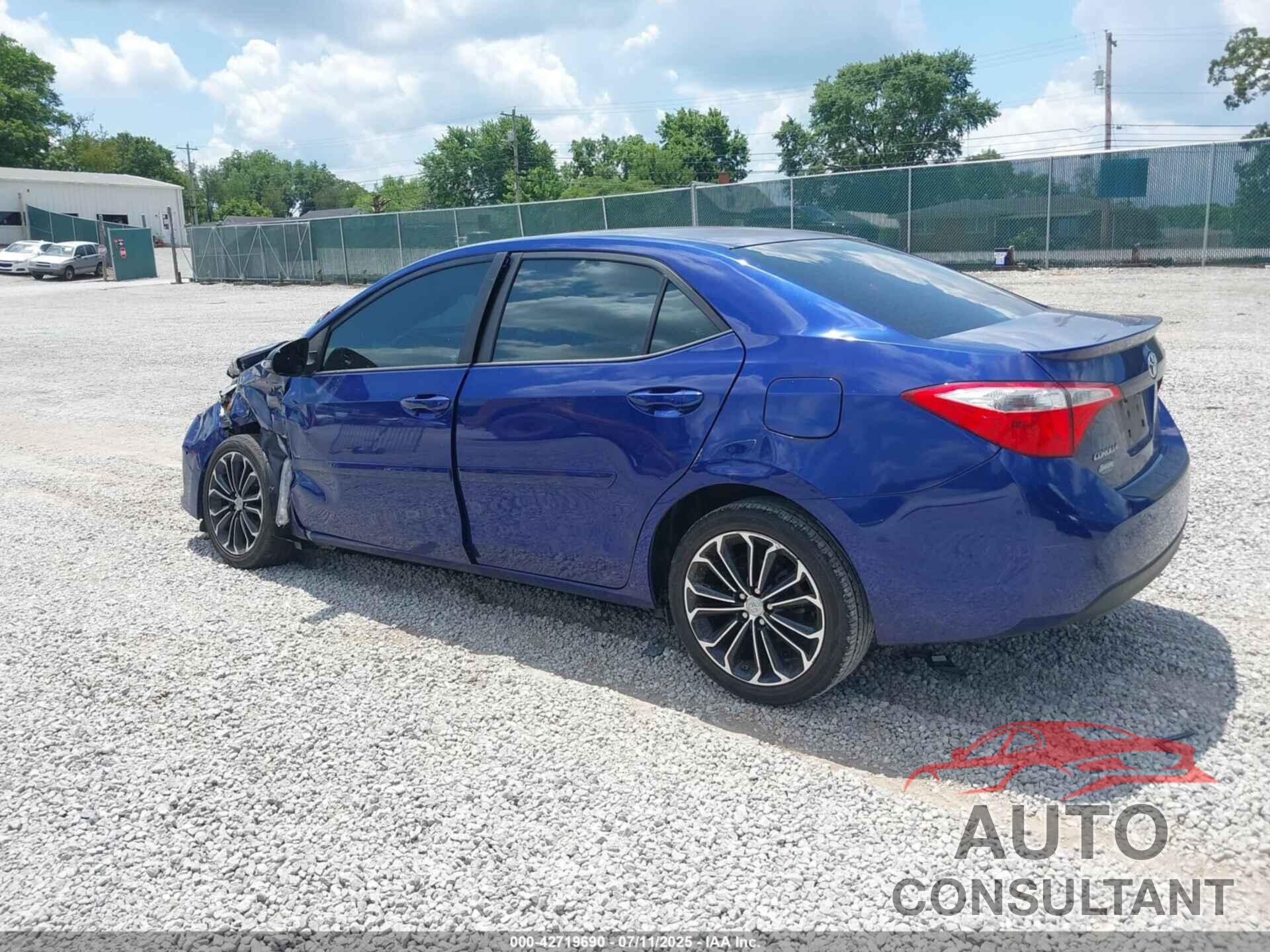 TOYOTA COROLLA 2016 - 5YFBURHE8GP538270