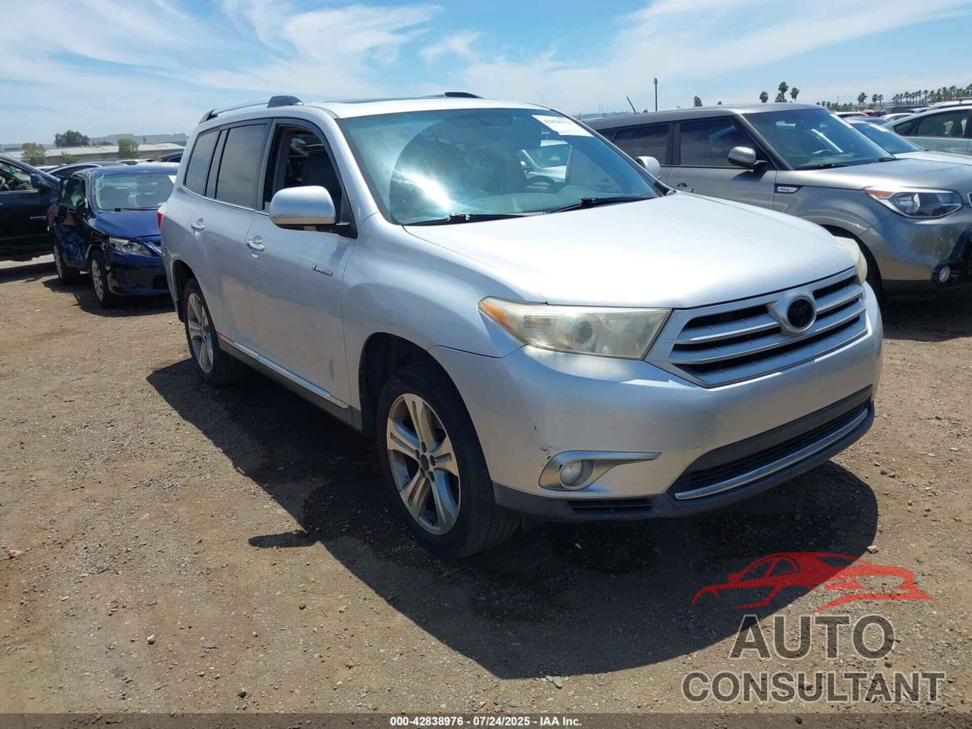 TOYOTA HIGHLANDER 2011 - 5TDYK3EH3BS029313
