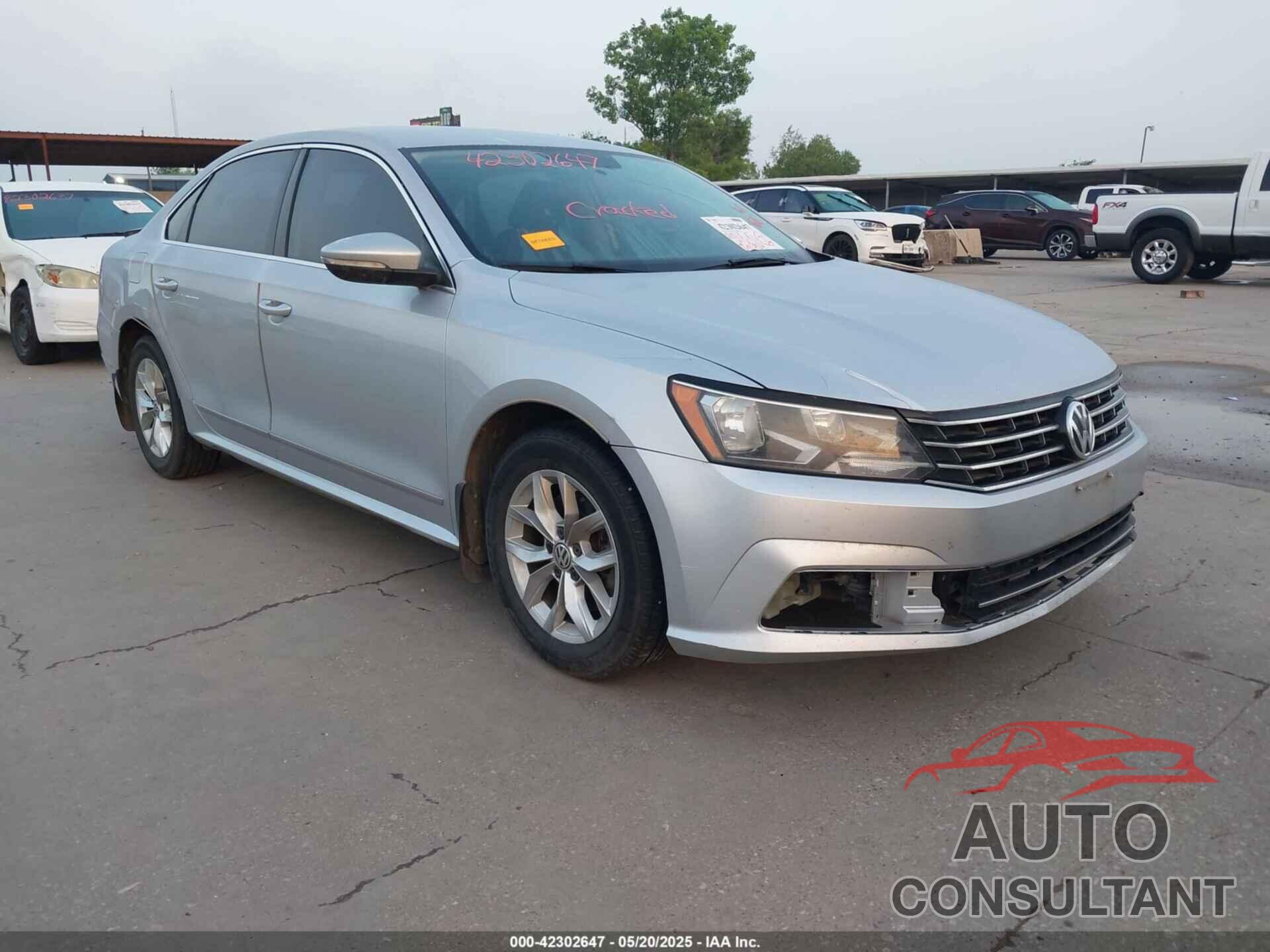 VOLKSWAGEN PASSAT 2016 - 1VWAT7A35GC003544