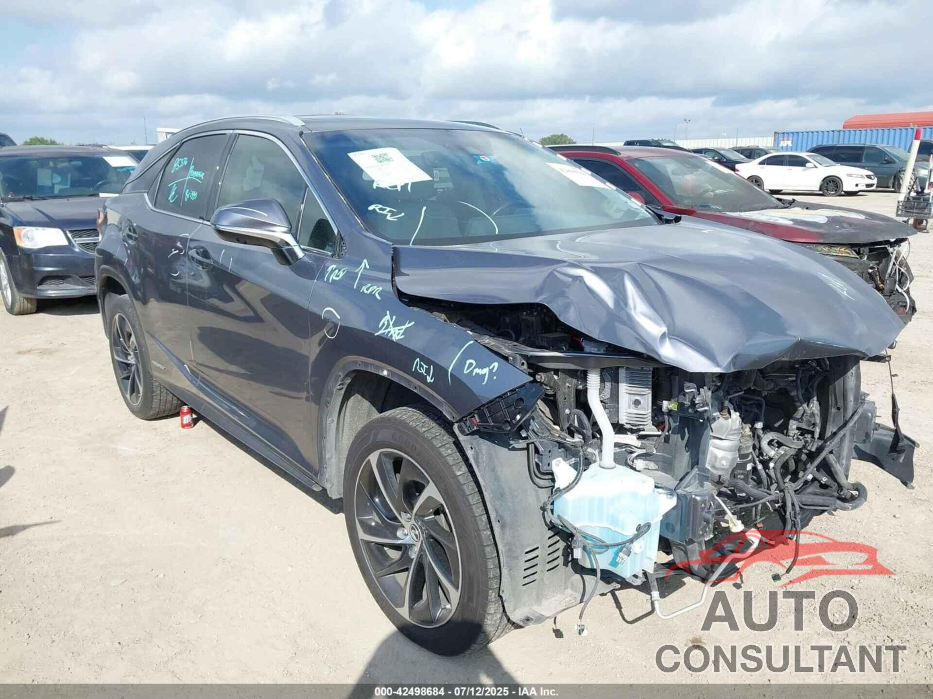 LEXUS RX 450H 2019 - 2T2BGMCA9KC035950