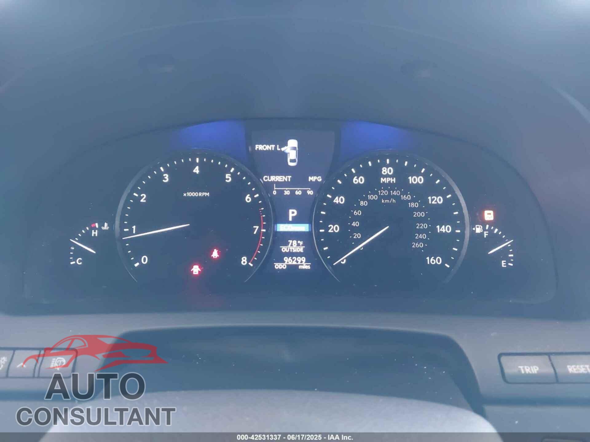 LEXUS LS 460 2015 - JTHBL5EF2F5136005
