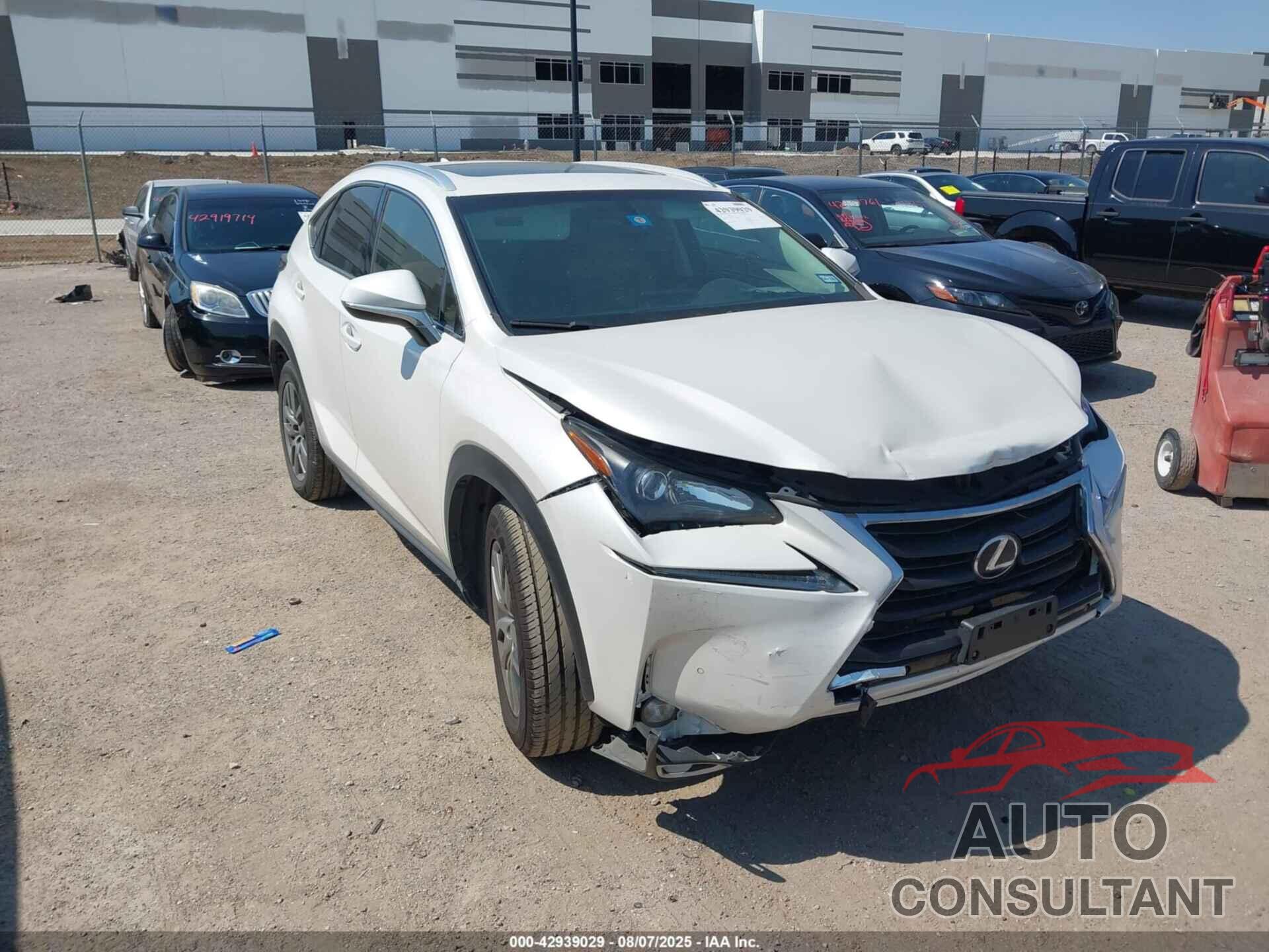 LEXUS NX 200T 2016 - JTJBARBZ1G2059575