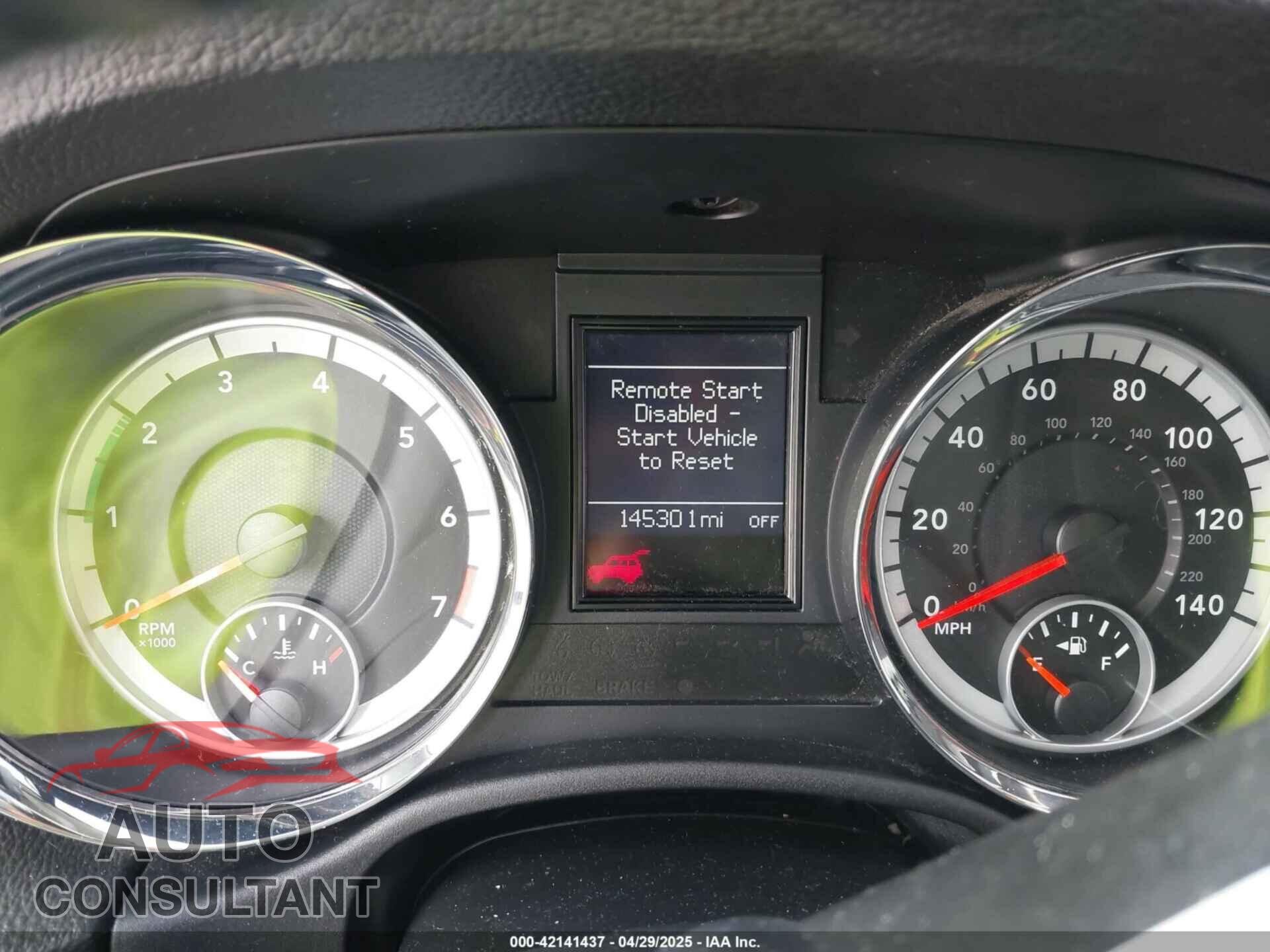 DODGE DURANGO 2013 - 1C4RDJDG2DC670453
